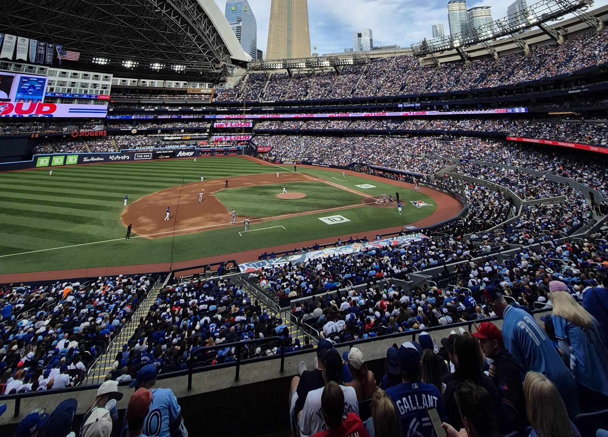 Real Fan View taken from Section 232 at Rogers Centre by Not provided V