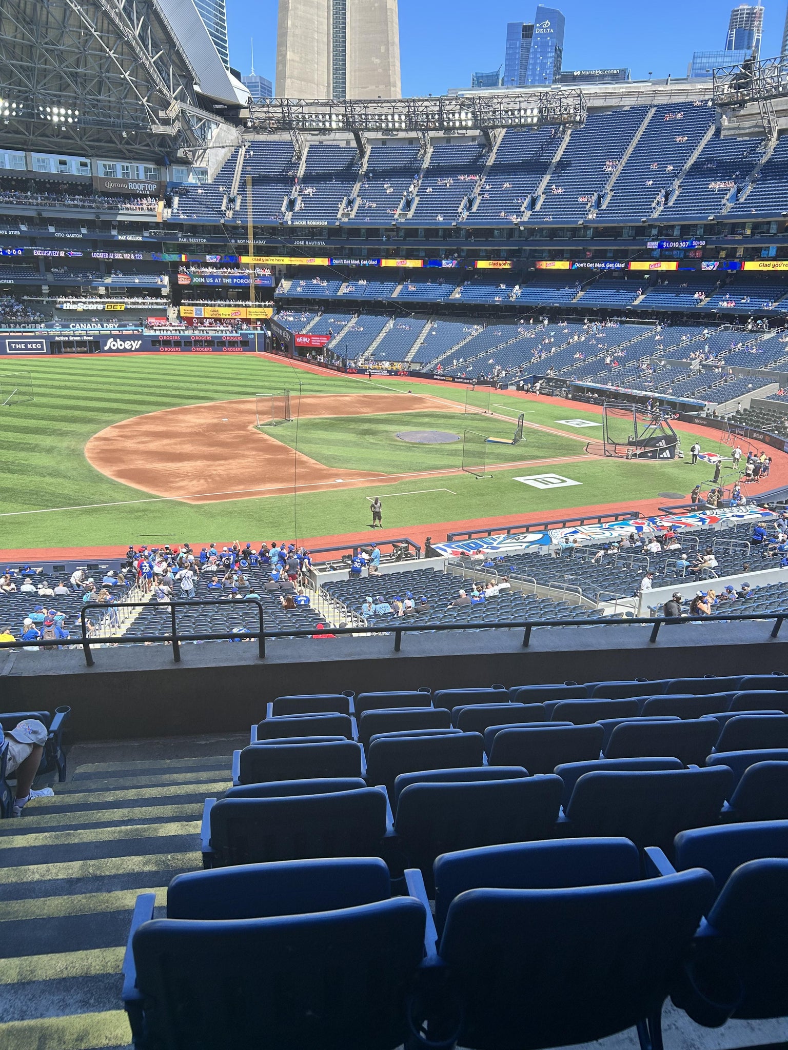 Real Fan View taken from Section 232 at Rogers Centre by Jason M