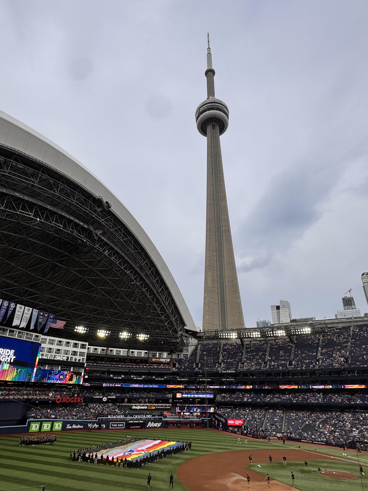 Real Fan View taken from Section 234 at Rogers Centre by Allaya D