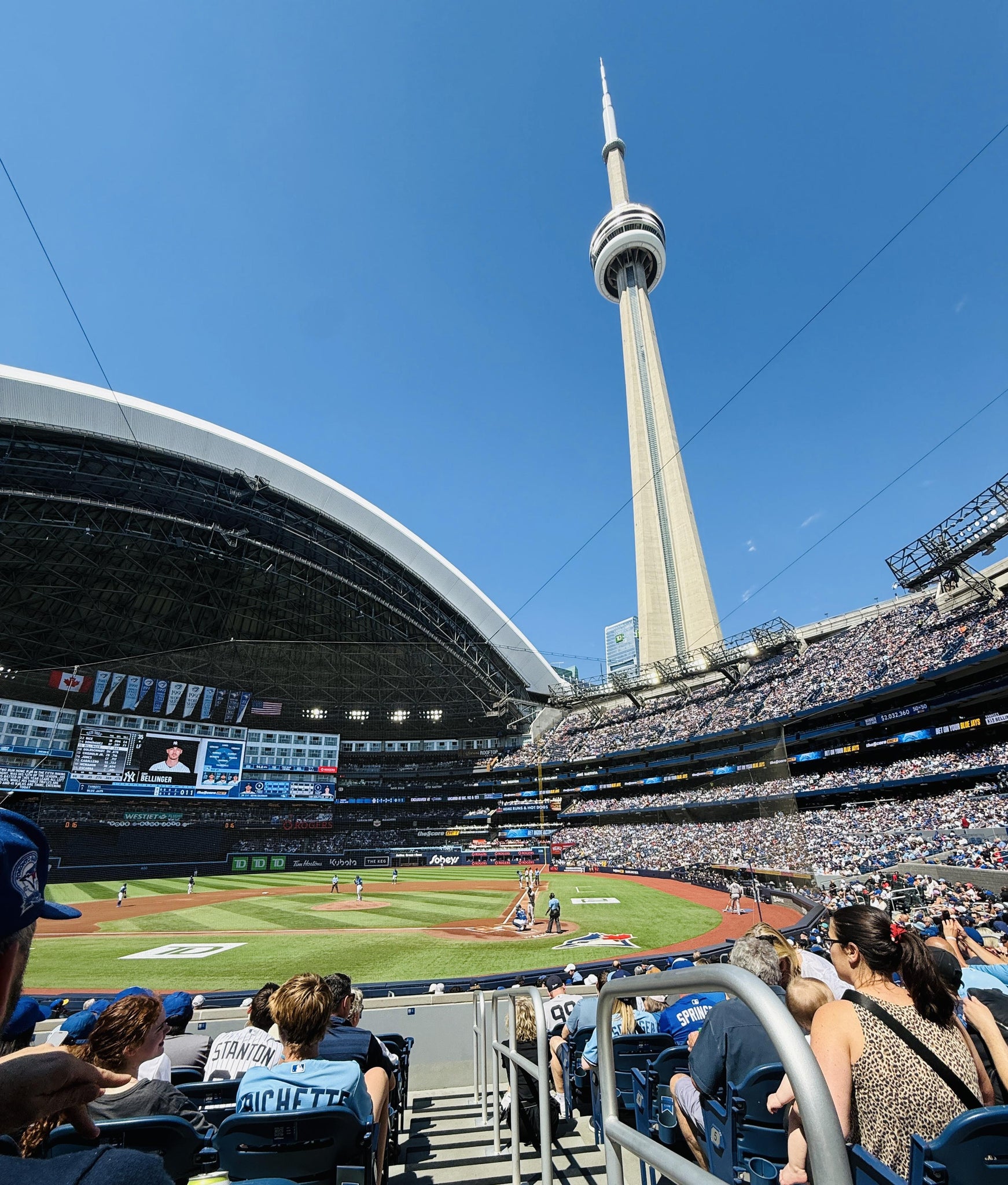 Real Fan View taken from Section 27 at Rogers Centre by Orson L