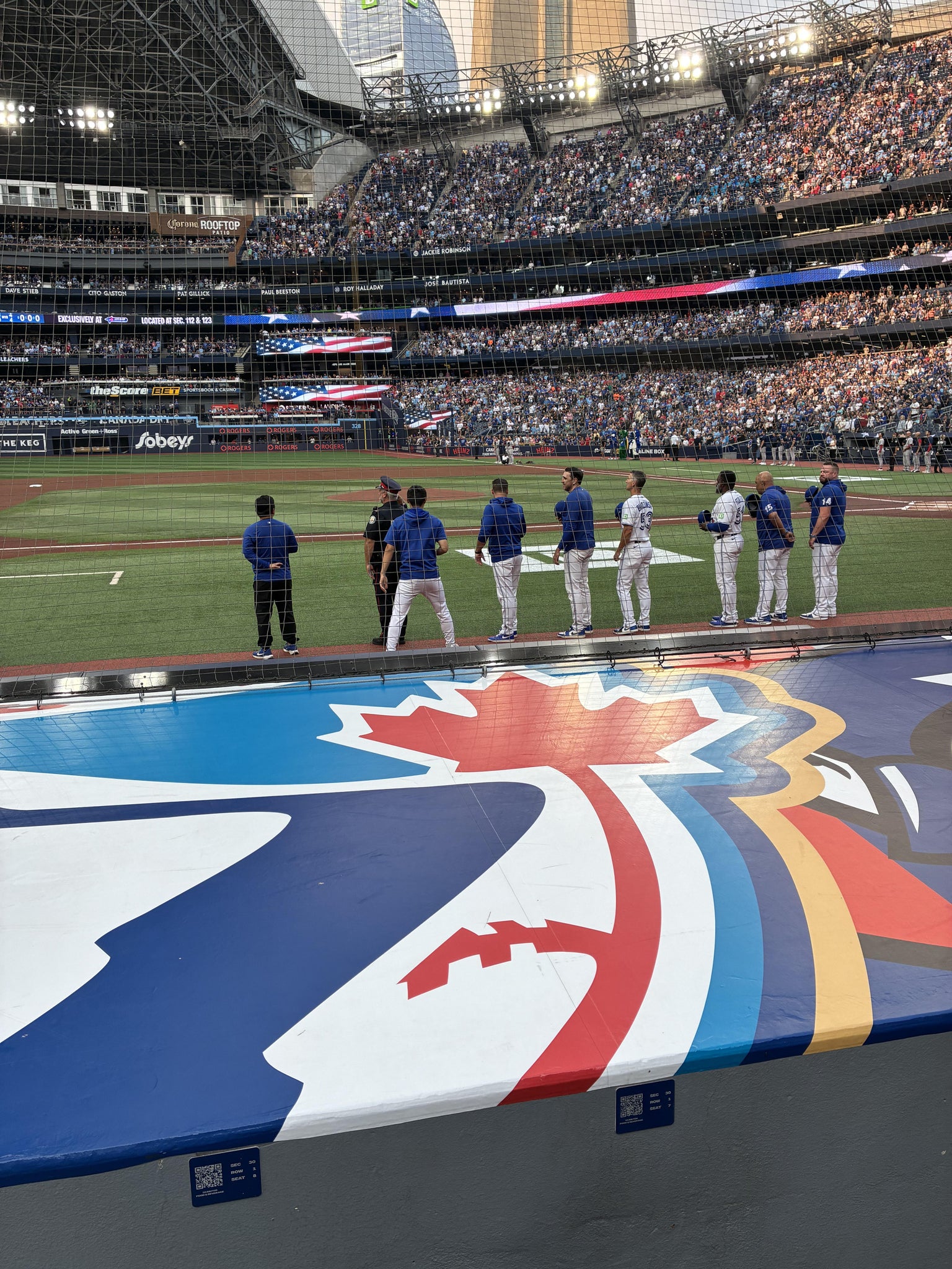 Real Fan View taken from Section 30 at Rogers Centre by Anonymous User
