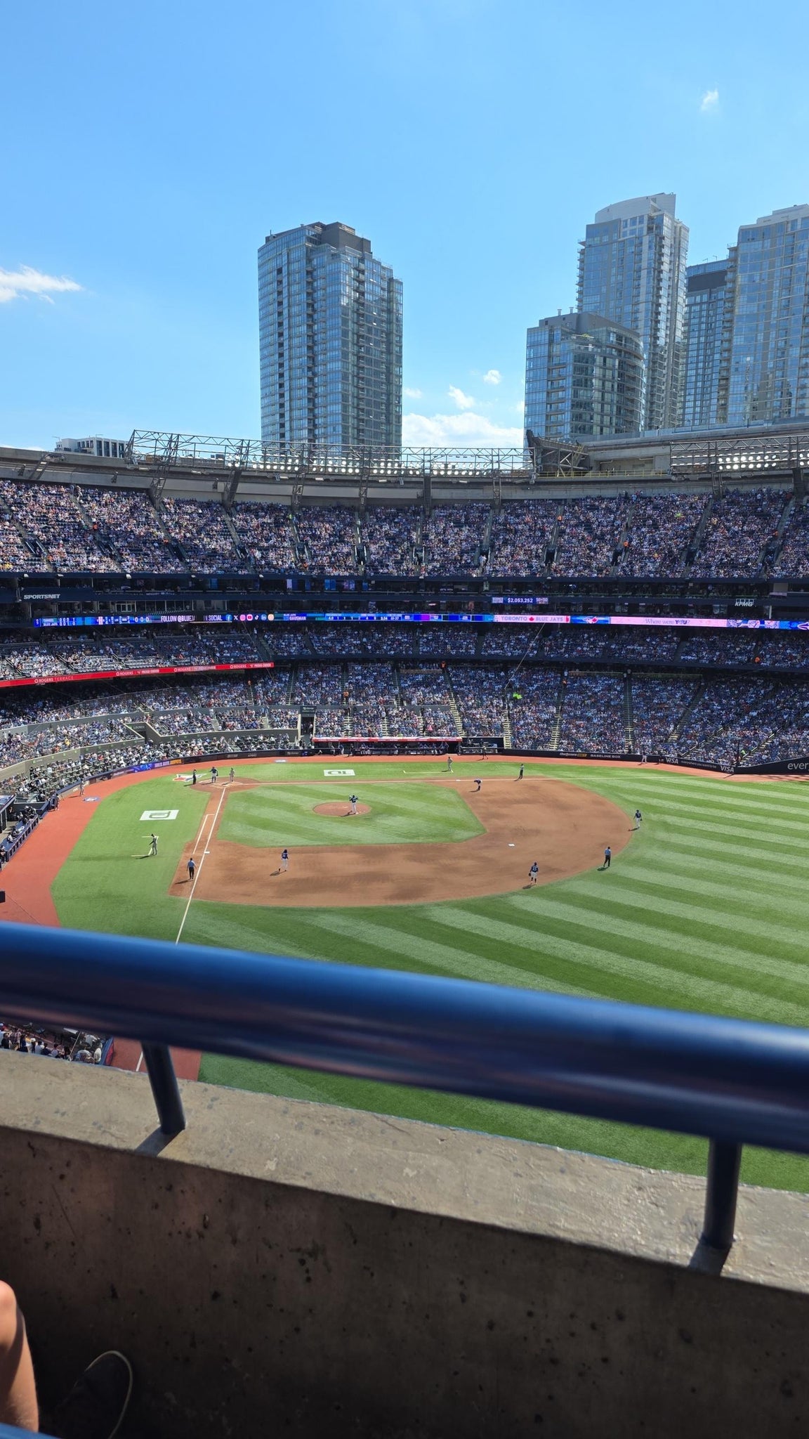 Real Fan View taken from Section 508 at Rogers Centre by Trevor B