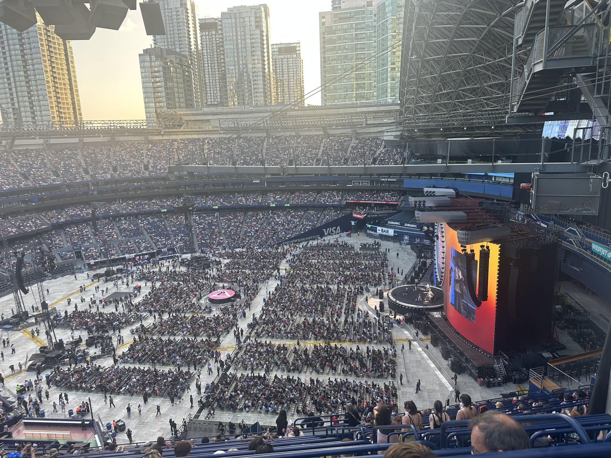 Real Fan View taken from Section 509 at Rogers Centre by Michelle M