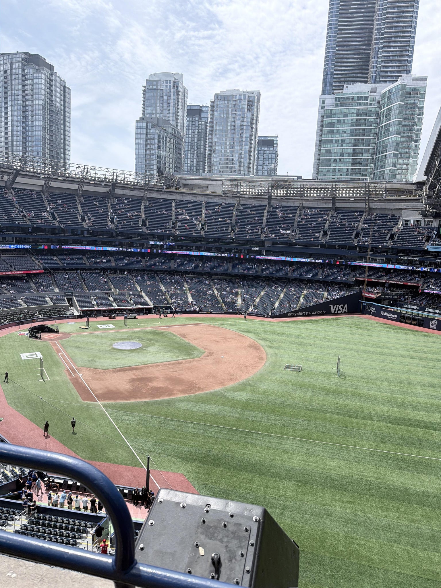 Real Fan View taken from Section 510 at Rogers Centre by Apurva K