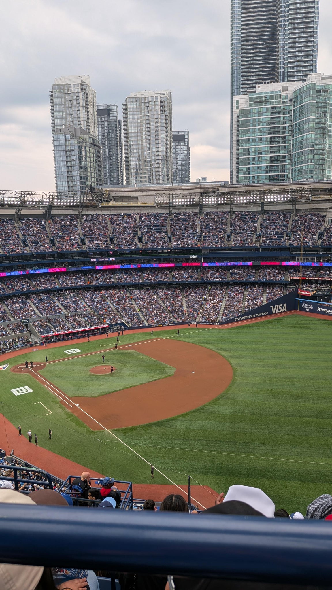 Real Fan View taken from Section 511 at Rogers Centre by Jennifer P