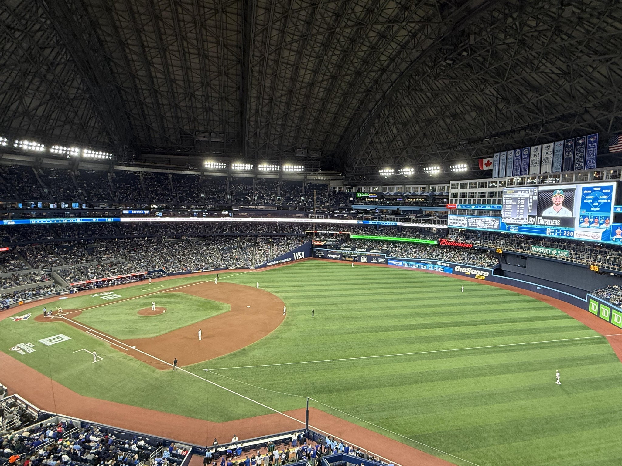 Real Fan View taken from Section 512 at Rogers Centre by Miyuki I