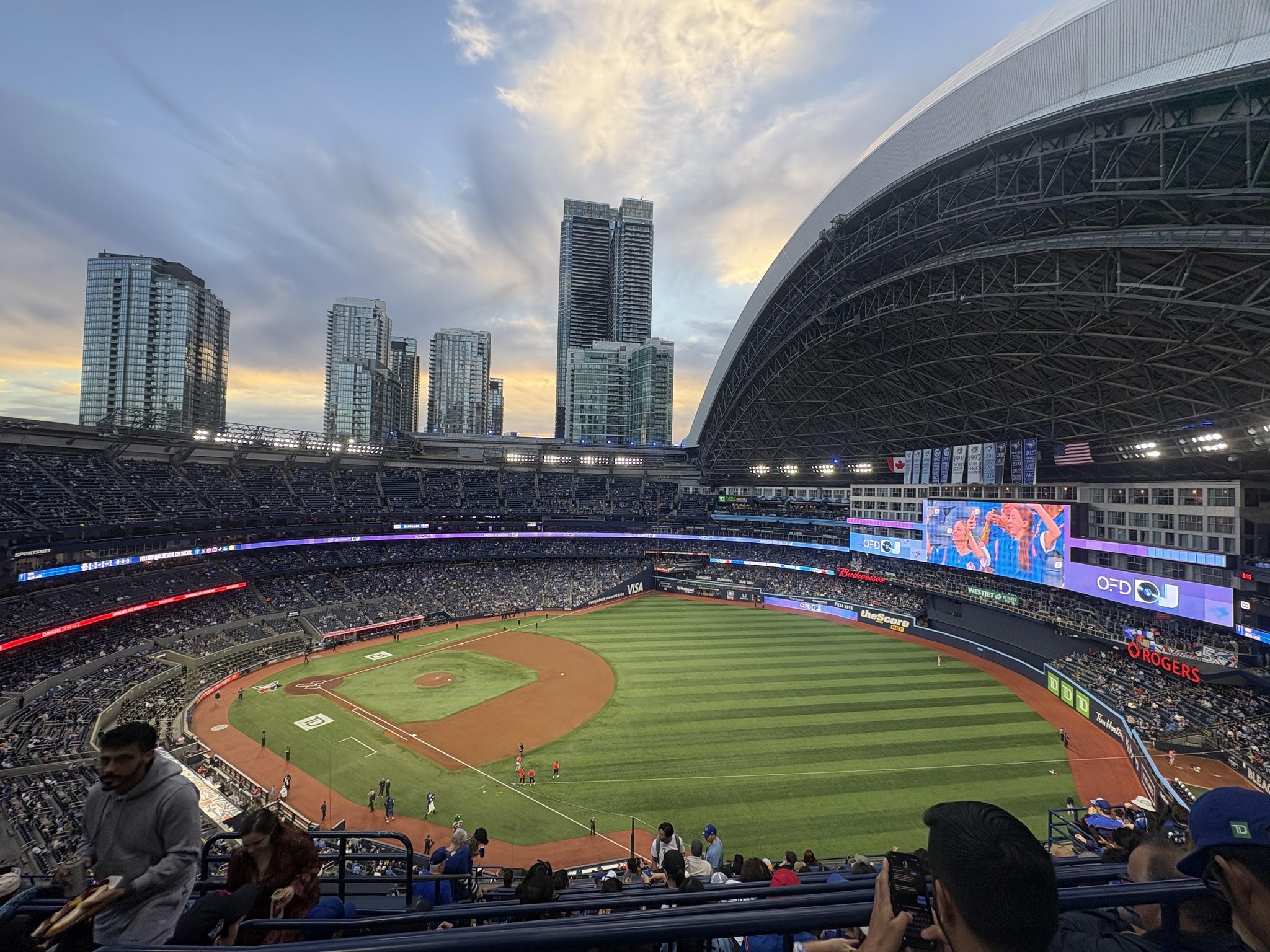 Real Fan View taken from Section 512 at Rogers Centre by Olivia C