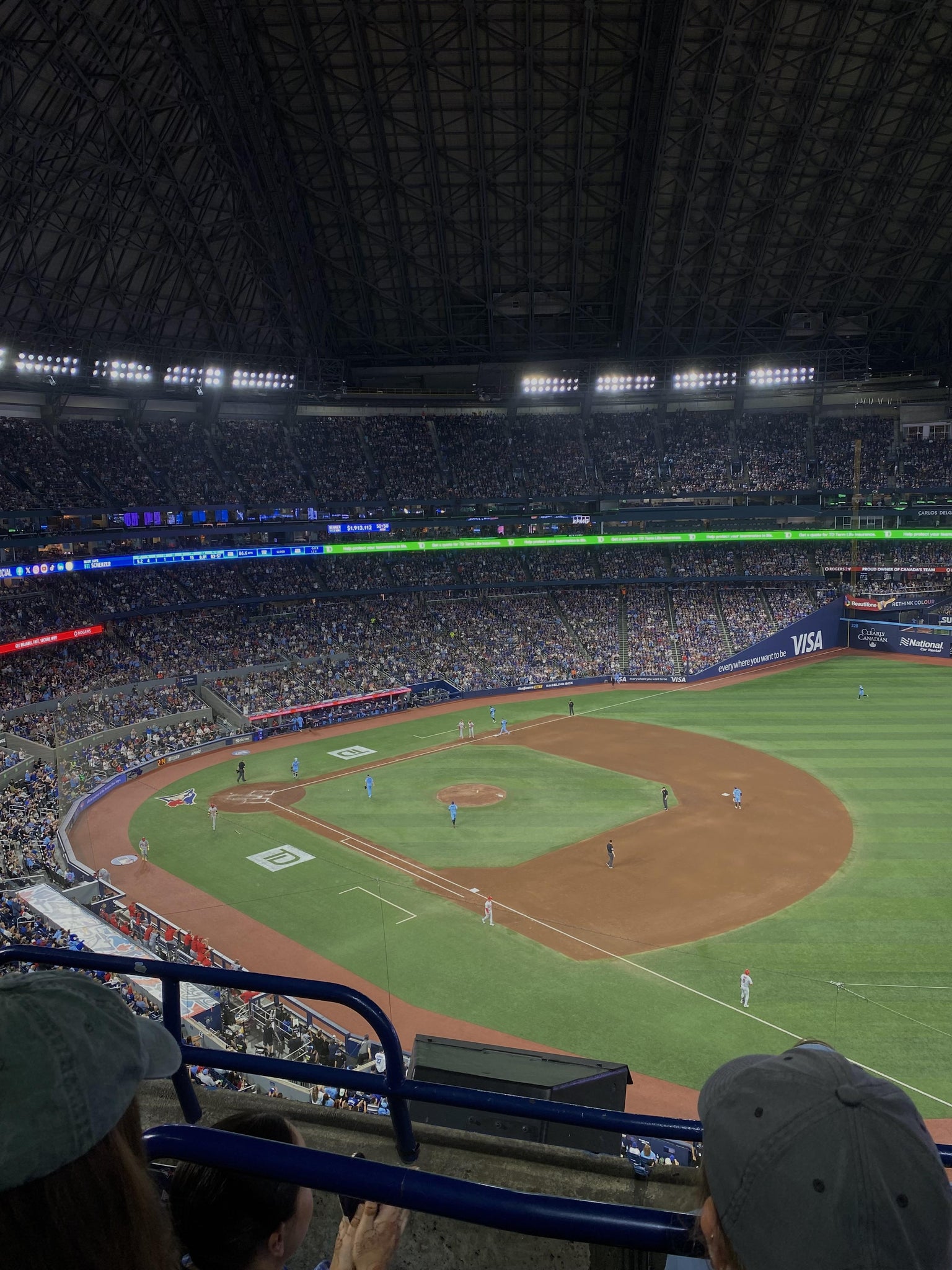 Real Fan View taken from Section 513 at Rogers Centre by Anonymous User