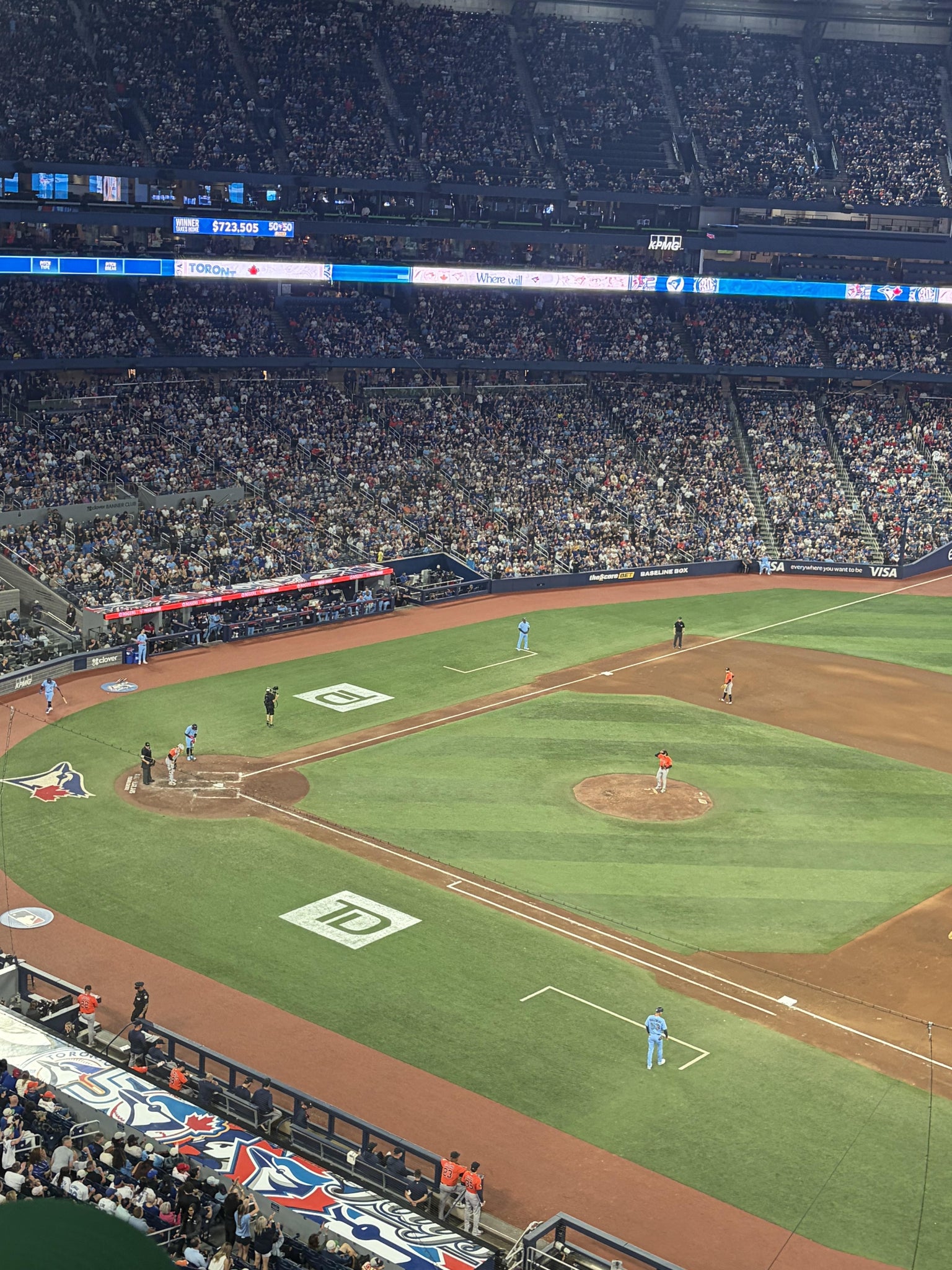 Real Fan View taken from Section 515 at Rogers Centre by Emily N