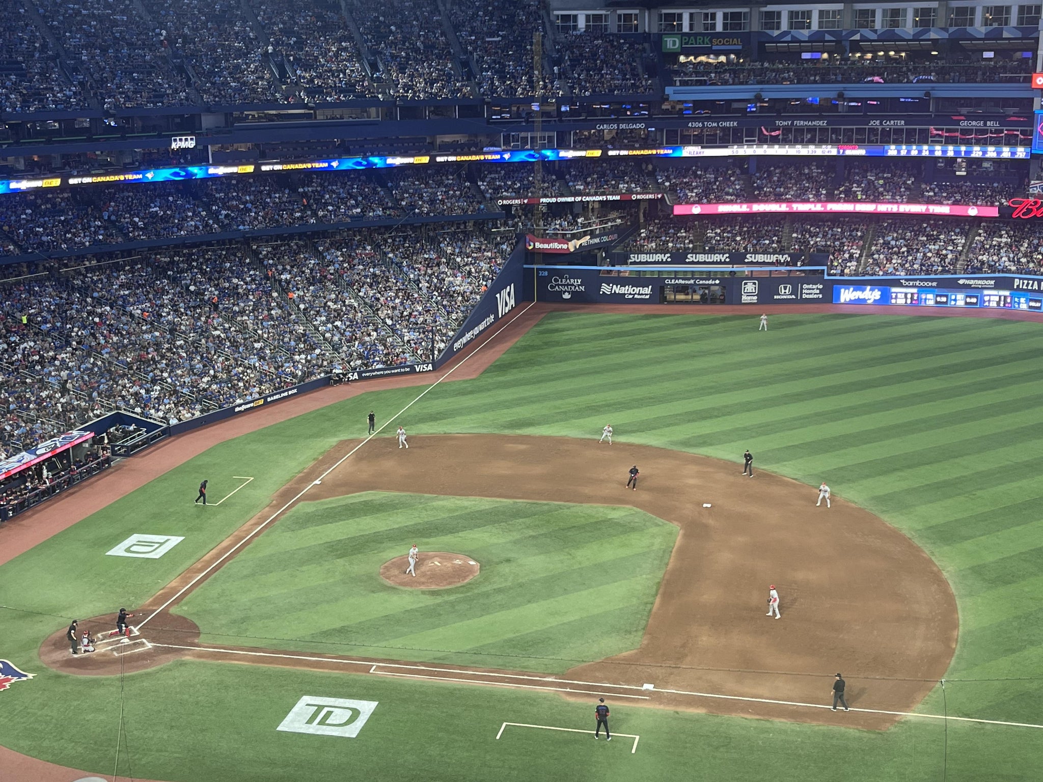 Real Fan View taken from Section 517 at Rogers Centre by Nicola T