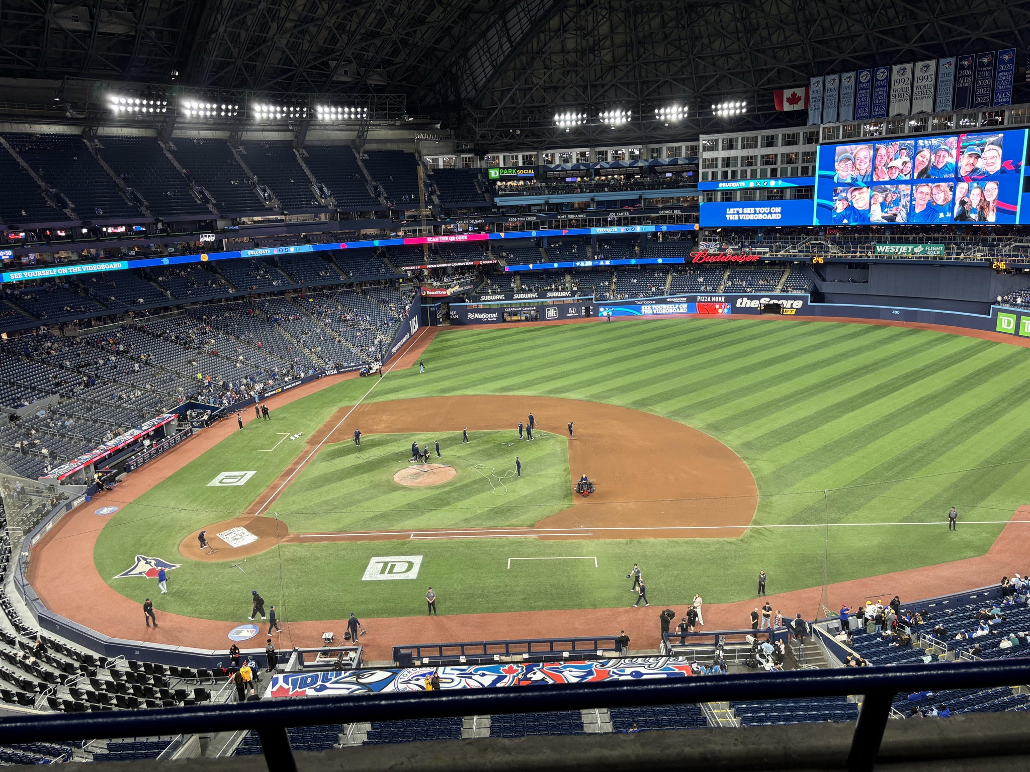 Real Fan View taken from Section 518 at Rogers Centre by Andrew Z