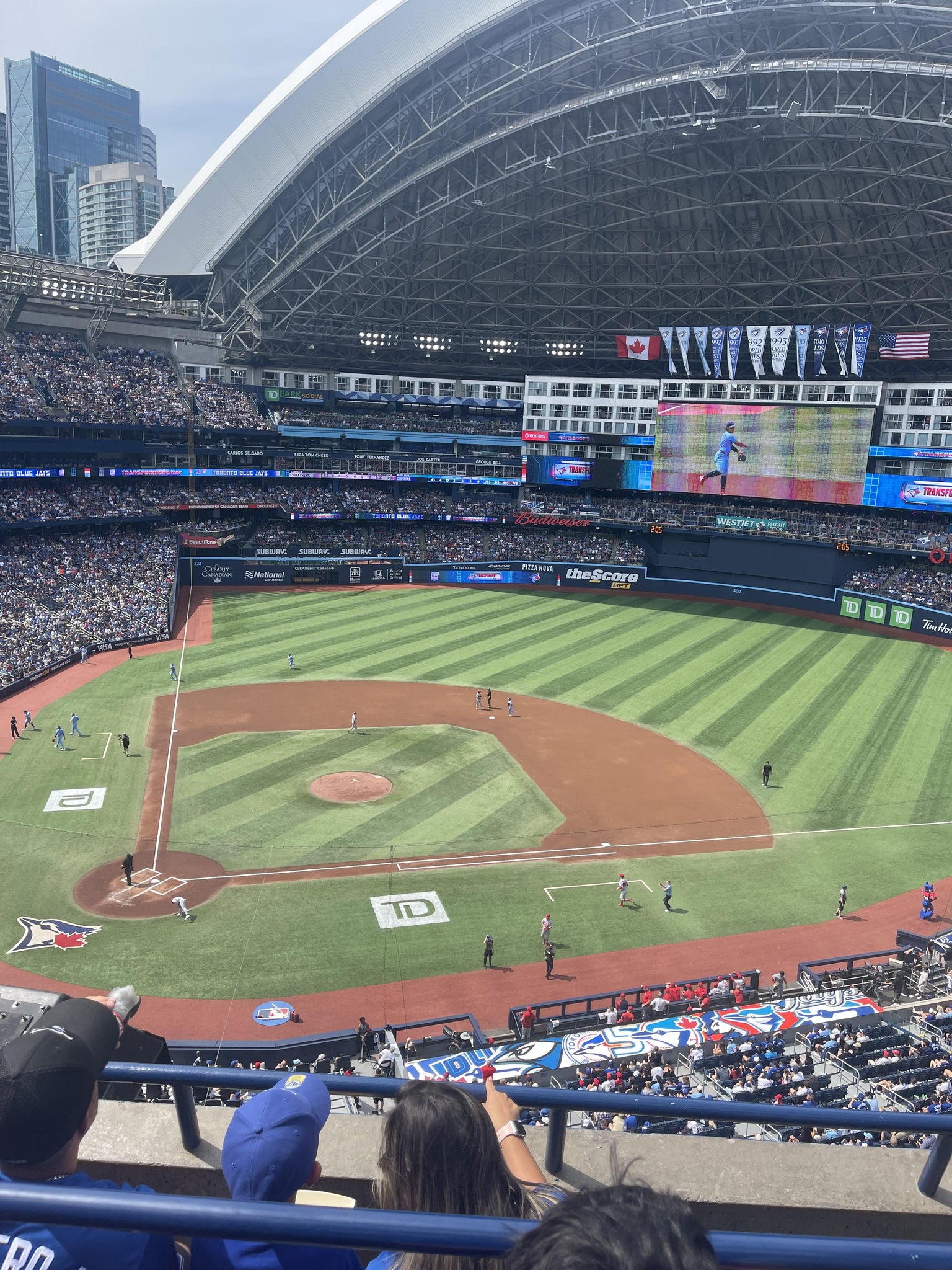 Real Fan View taken from Section 520 at Rogers Centre by Josh B