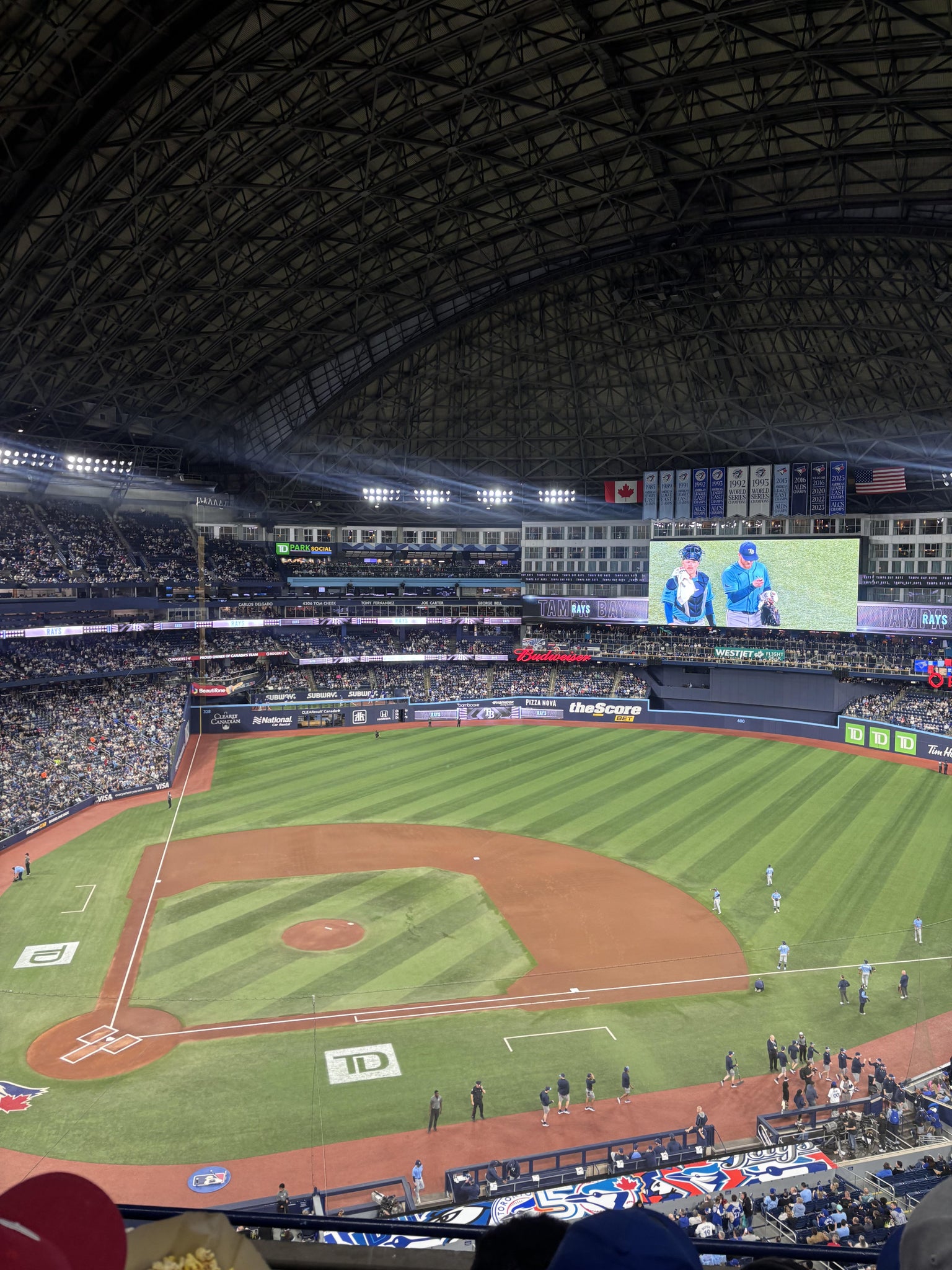 Real Fan View taken from Section 520 at Rogers Centre by Allana N