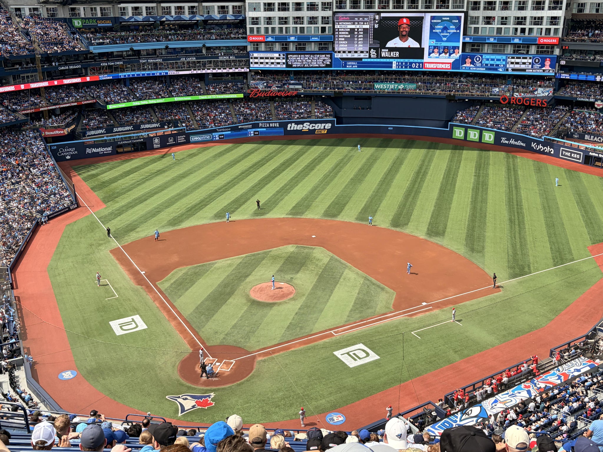 Real Fan View taken from Section 522 at Rogers Centre by Darrell Q