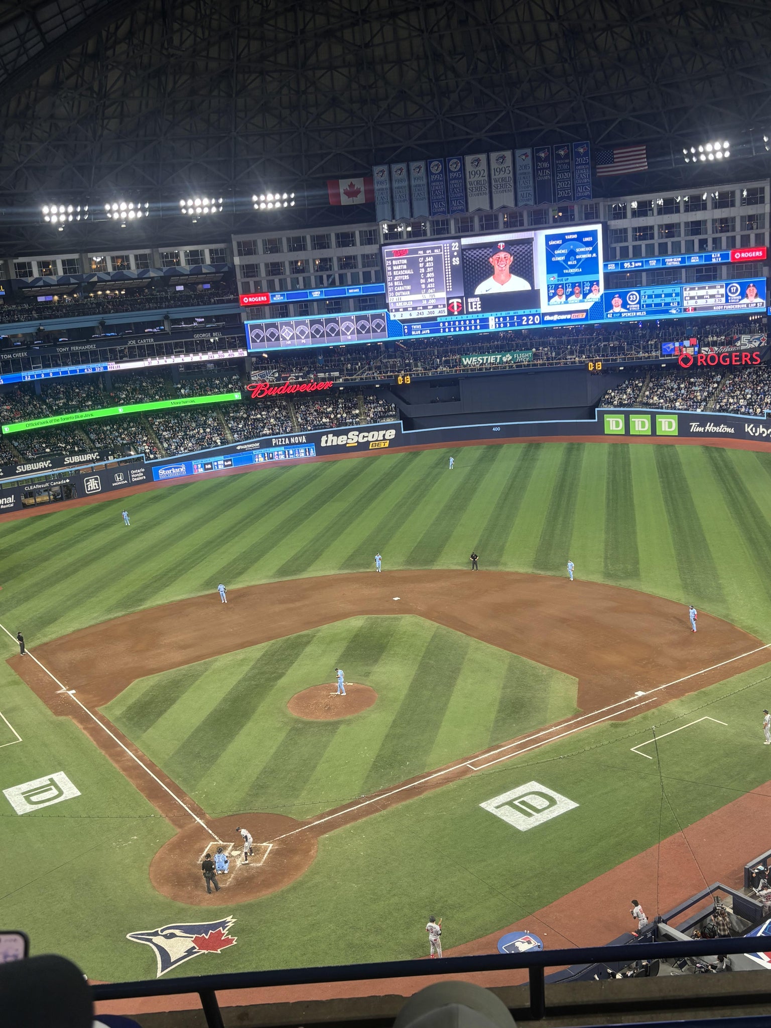 Real Fan View taken from Section 522 at Rogers Centre by Mikaela V