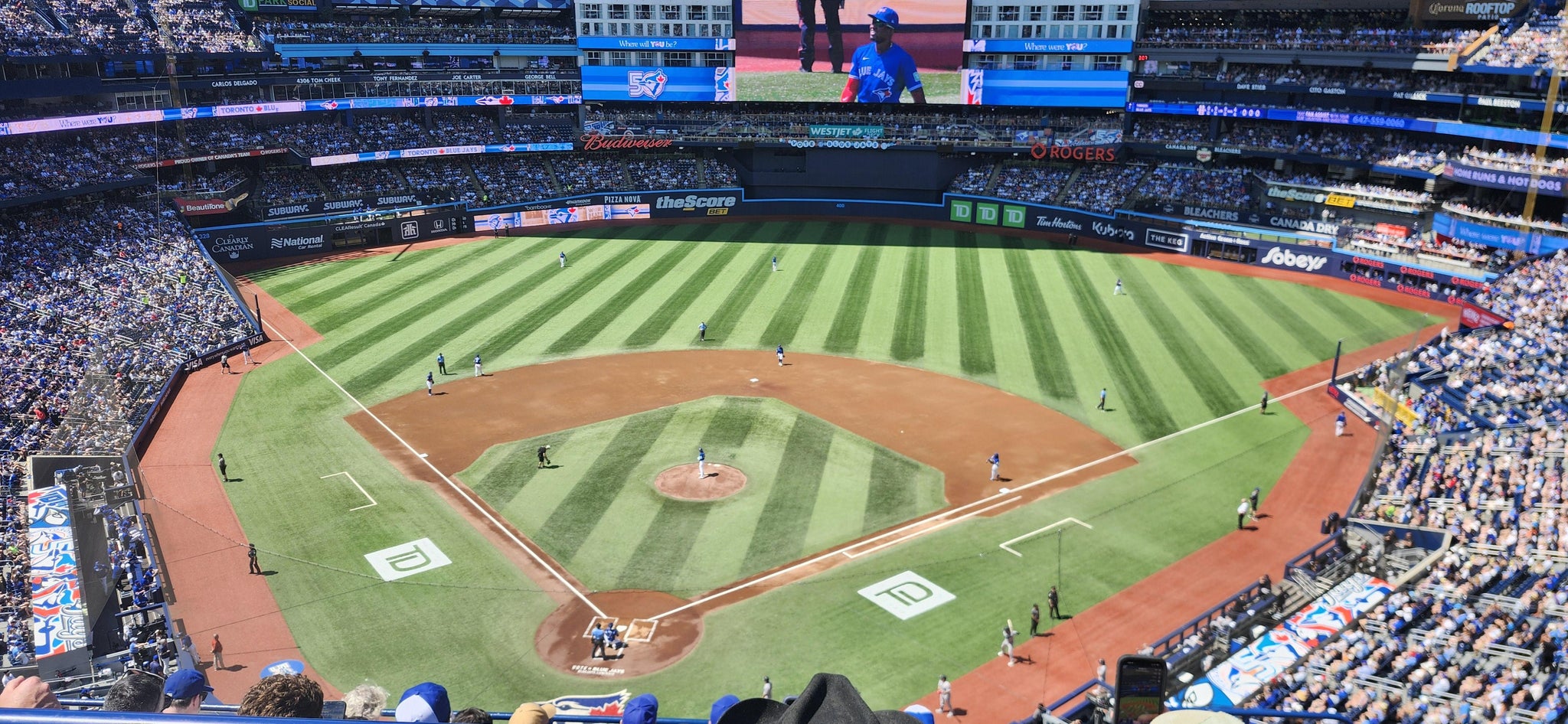 Real Fan View taken from Section 523 at Rogers Centre by Kerry-ann P