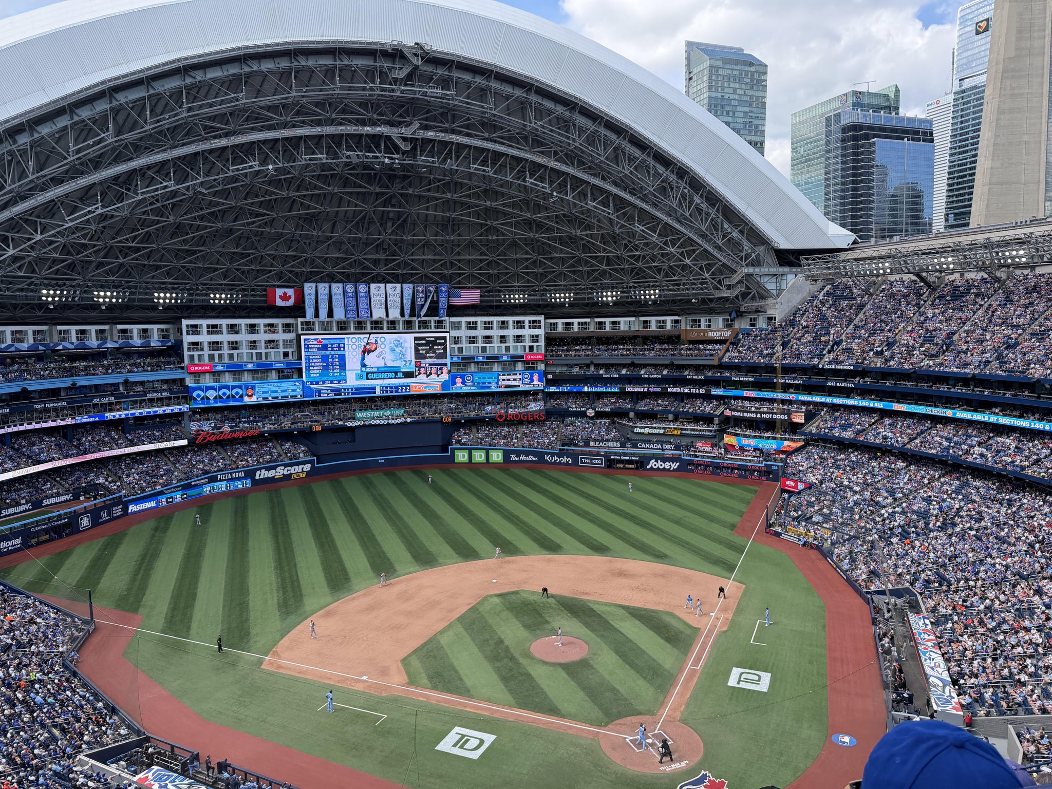 Real Fan View taken from Section 526 at Rogers Centre by Eric R