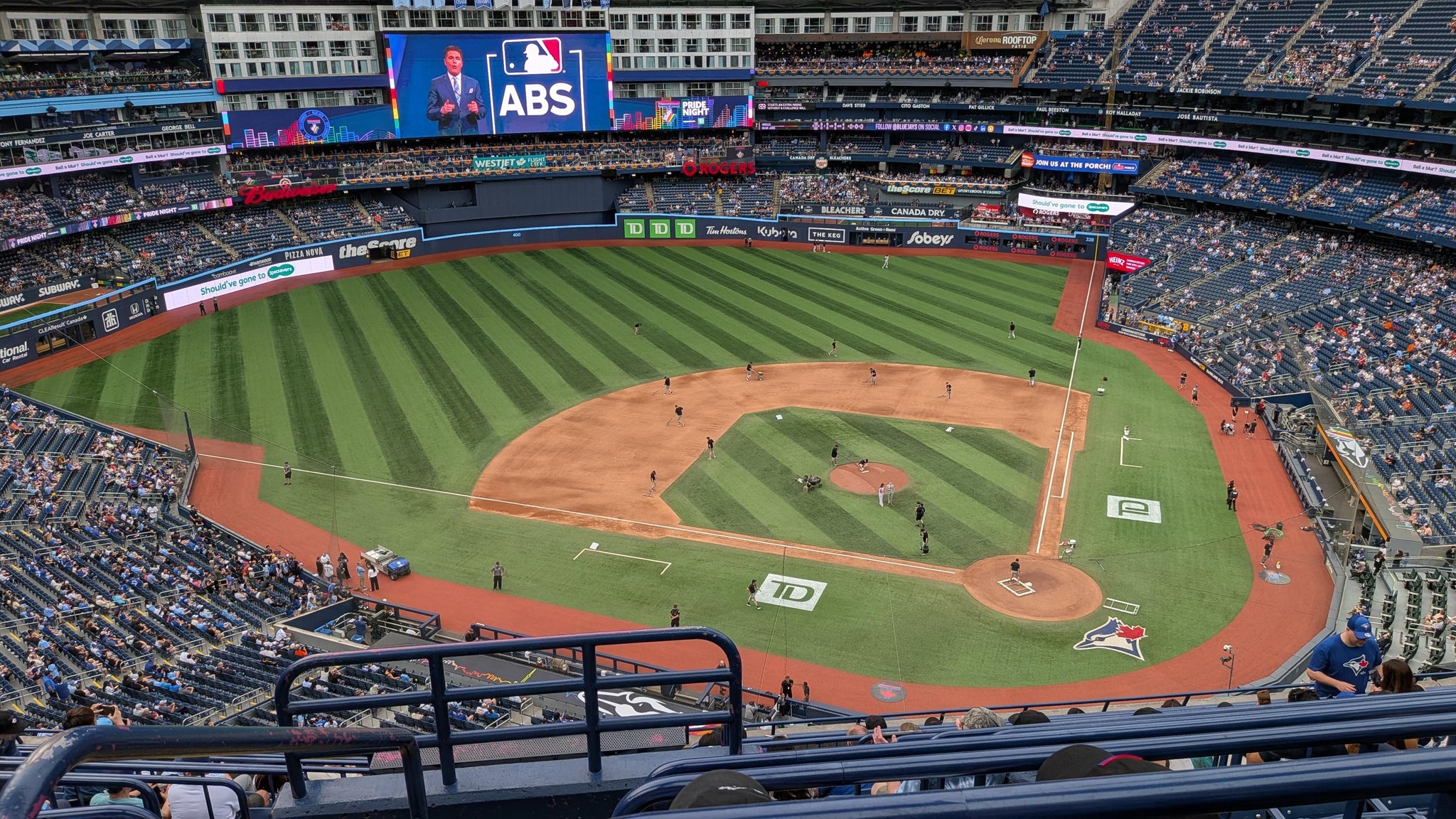 Real Fan View taken from Section 527 at Rogers Centre by Jennifer P