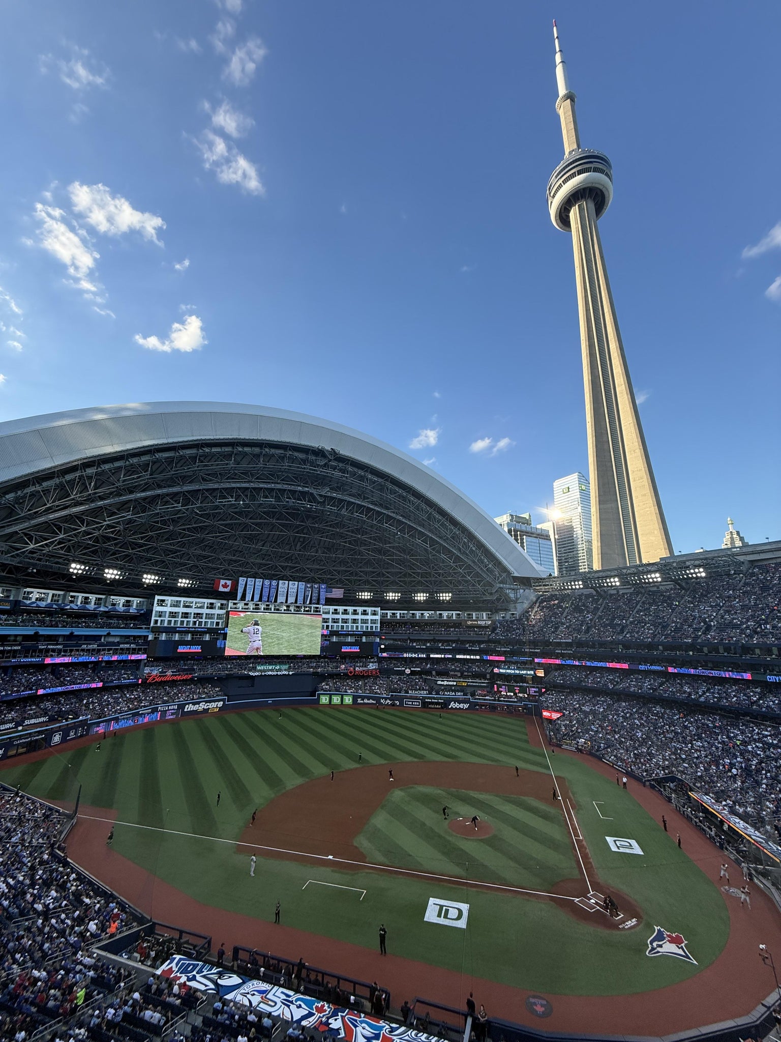 Real Fan View taken from Section 528 at Rogers Centre by Chris S