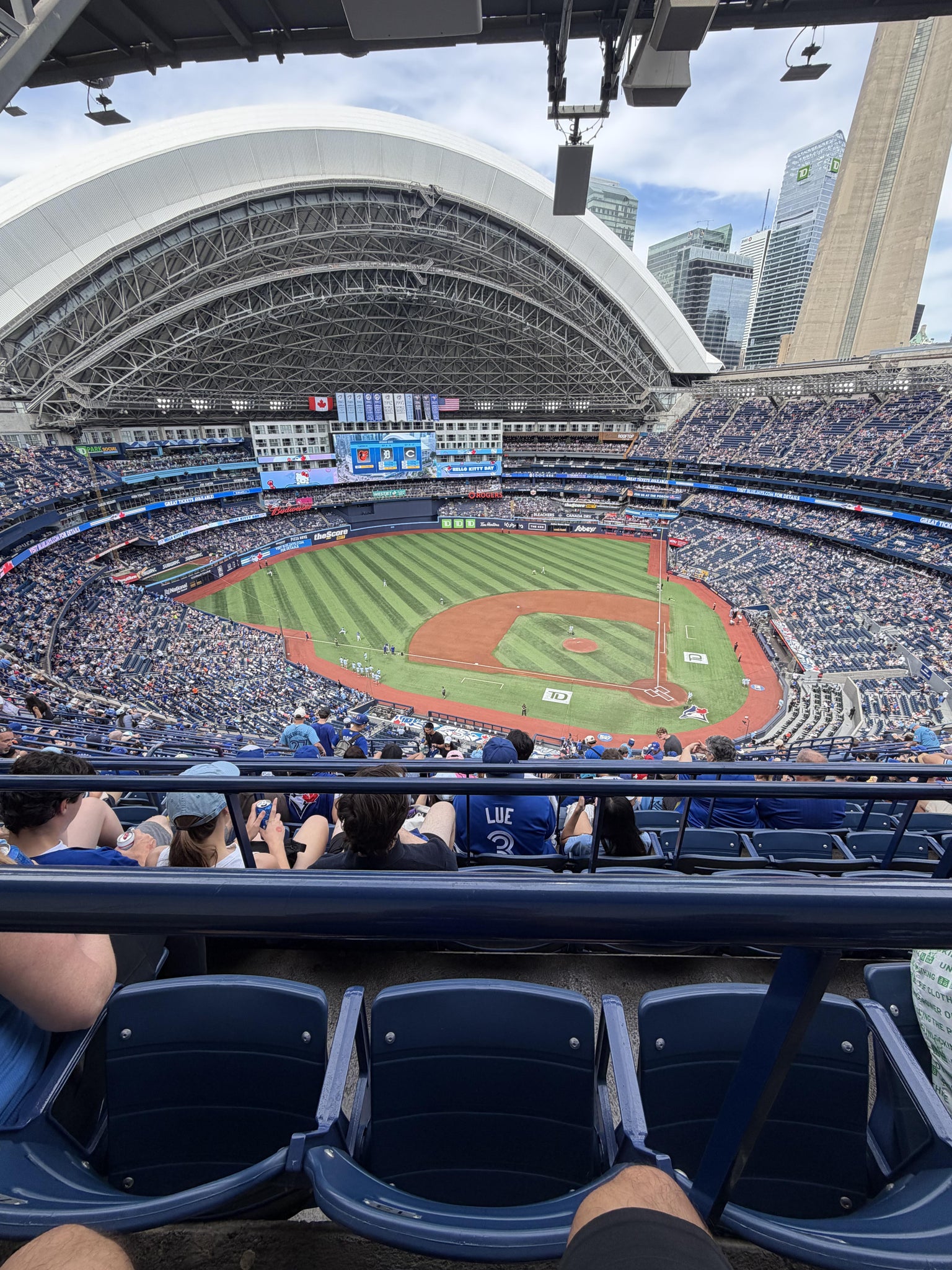 Real Fan View taken from Section 528 at Rogers Centre by Joshua C