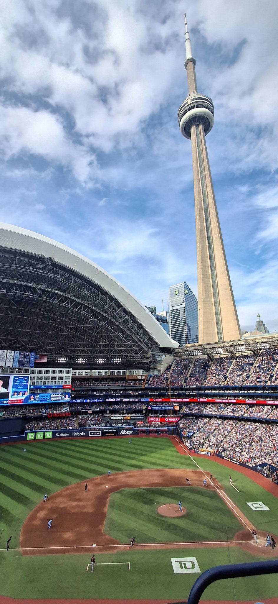 Real Fan View taken from Section 530 at Rogers Centre by Yesennia G