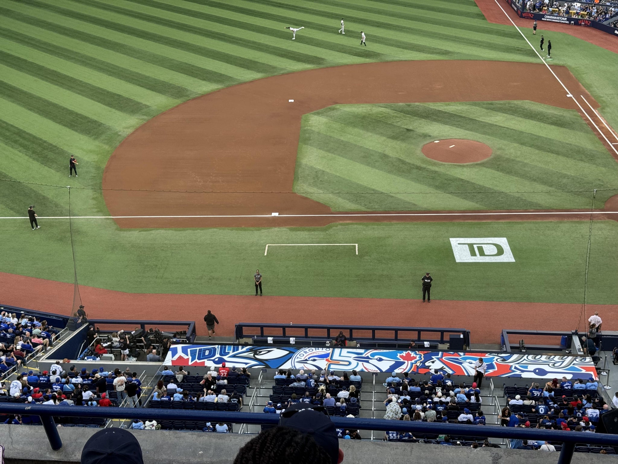 Real Fan View taken from Section 530 at Rogers Centre by Judy B