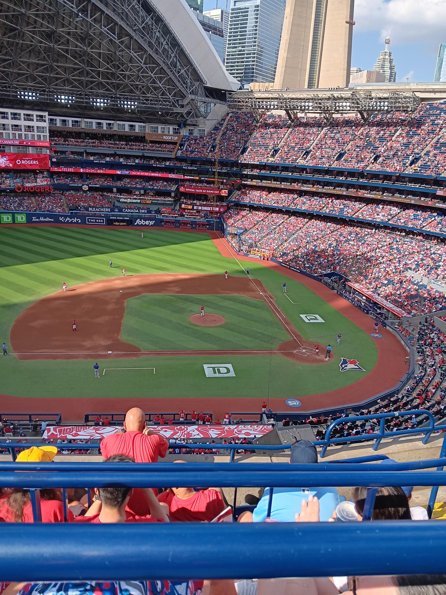 Real Fan View taken from Section 530 at Rogers Centre by Catherine C