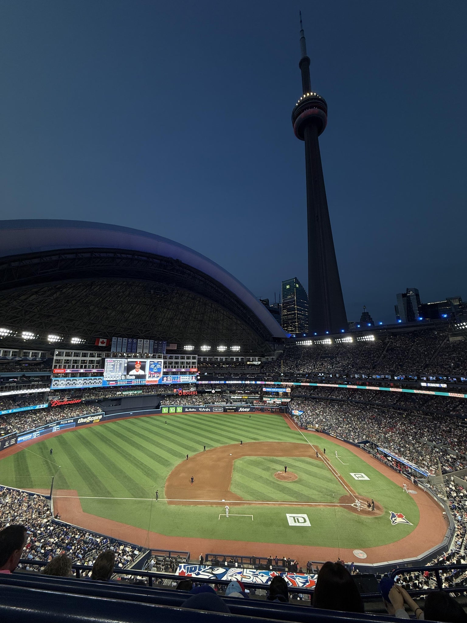 Real Fan View taken from Section 530 at Rogers Centre by Shayna J