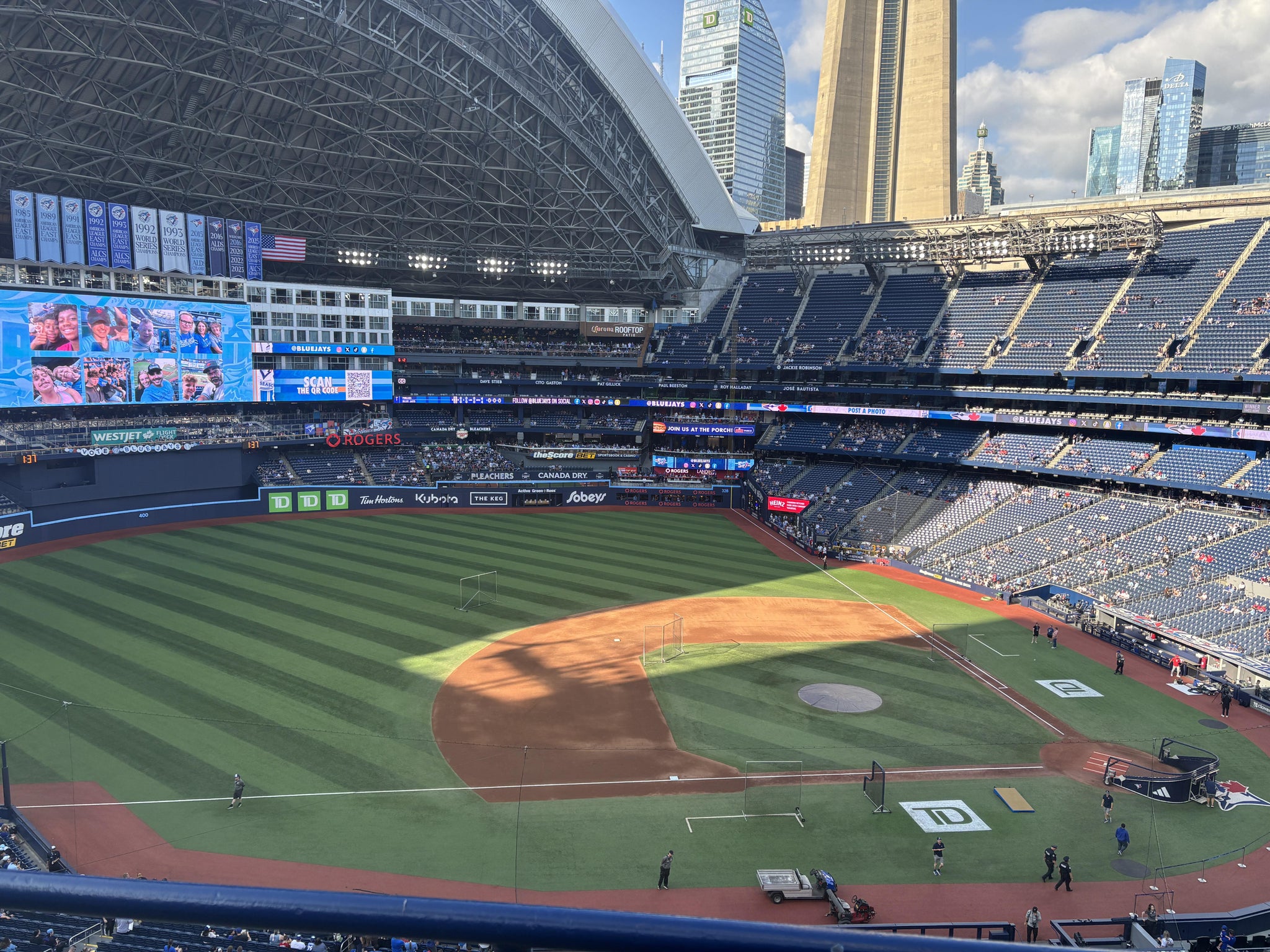 Real Fan View taken from Section 531 at Rogers Centre by Parker E