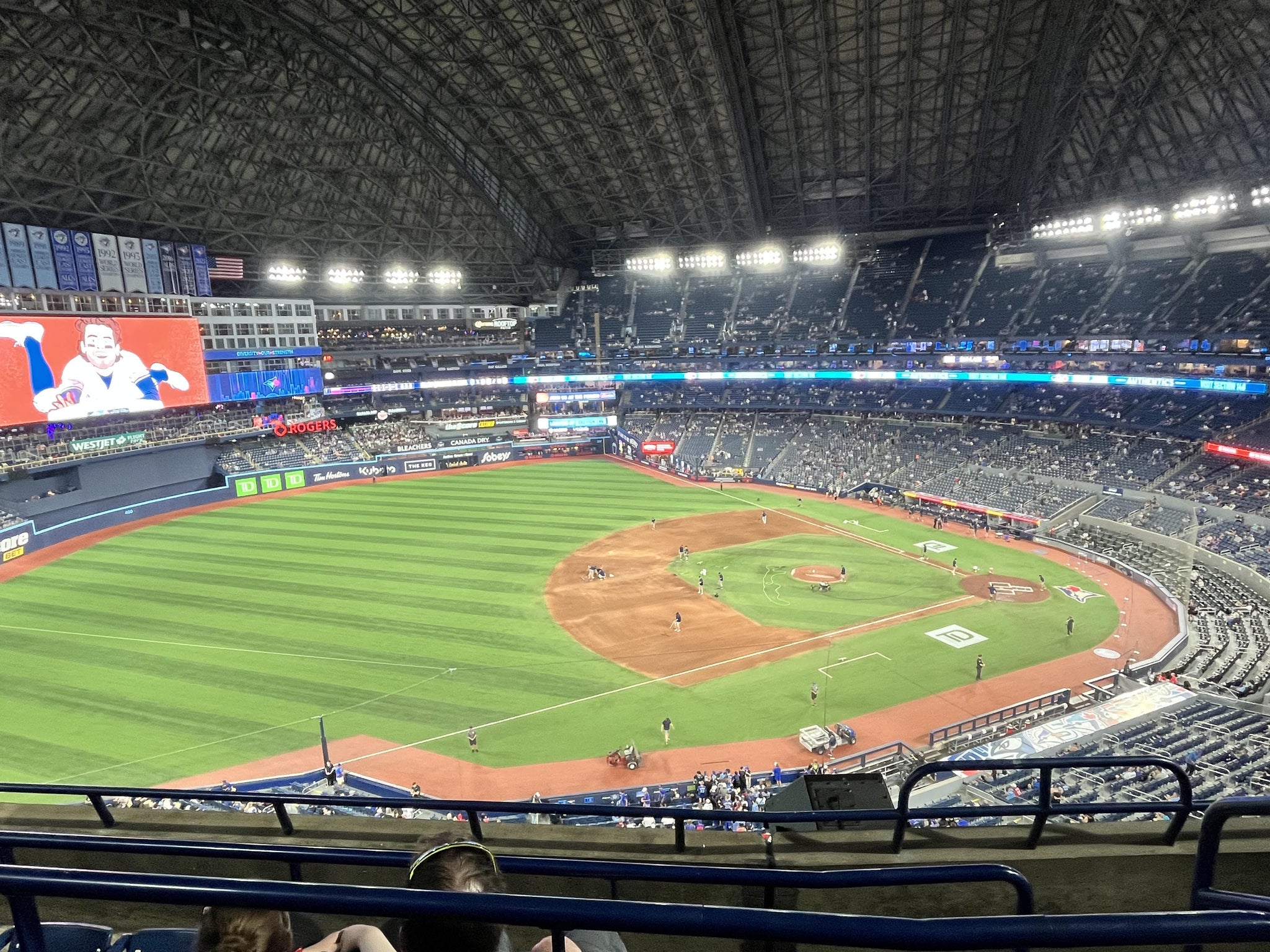 Real Fan View taken from Section 534 at Rogers Centre by Lindsey B