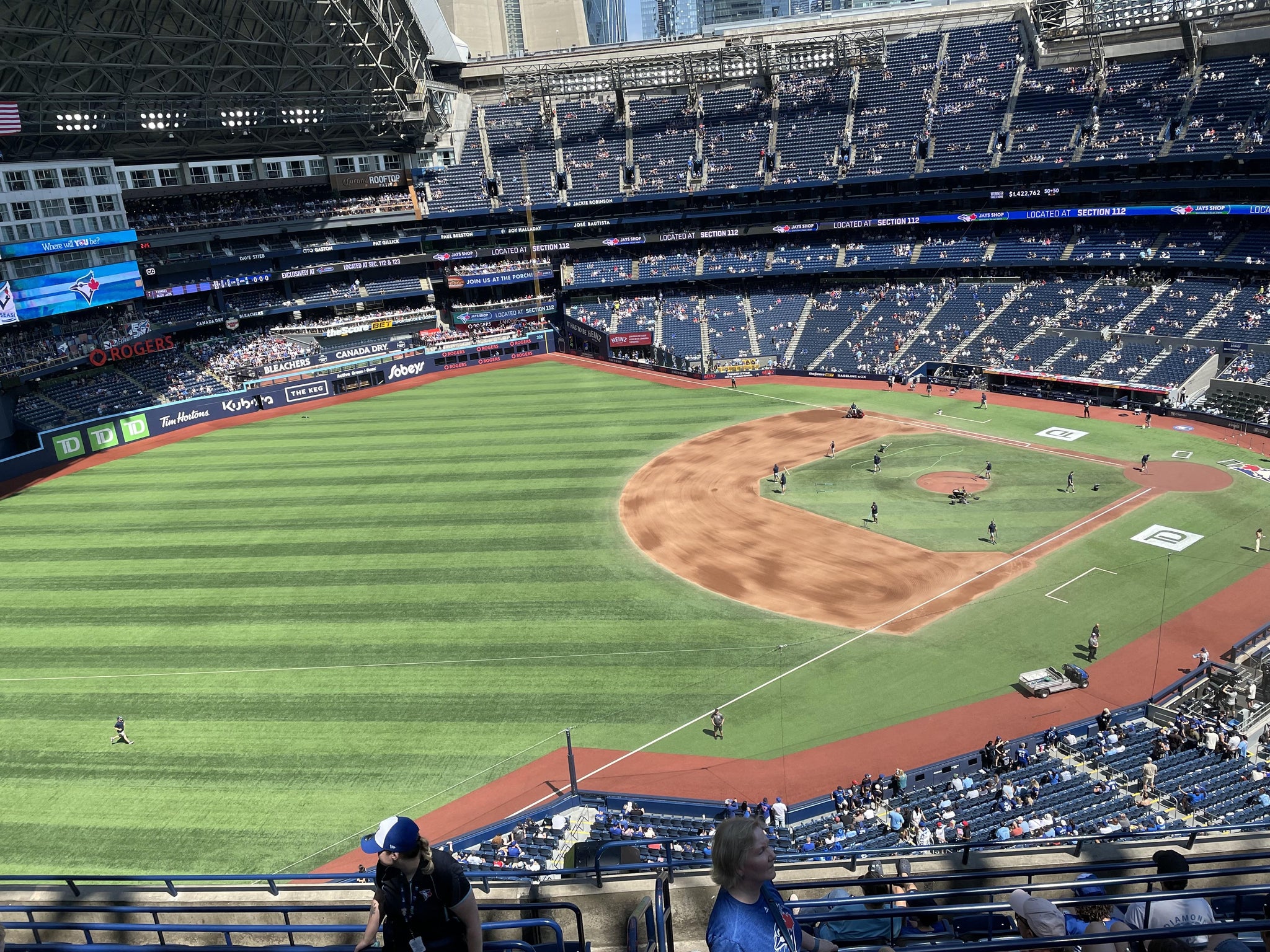 Real Fan View taken from Section 536 at Rogers Centre by Haruto T