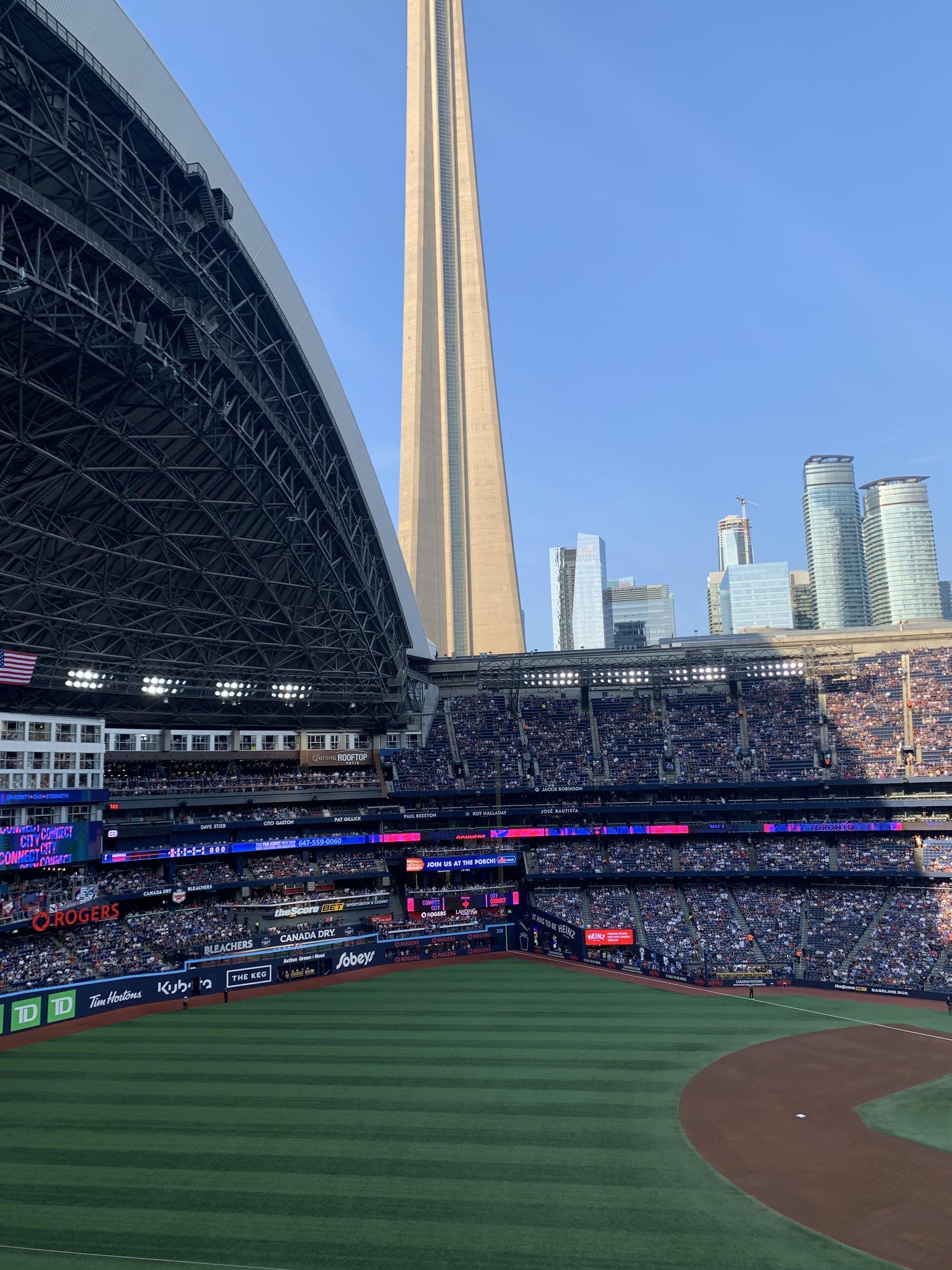 Real Fan View taken from Section 537 at Rogers Centre by Michel G