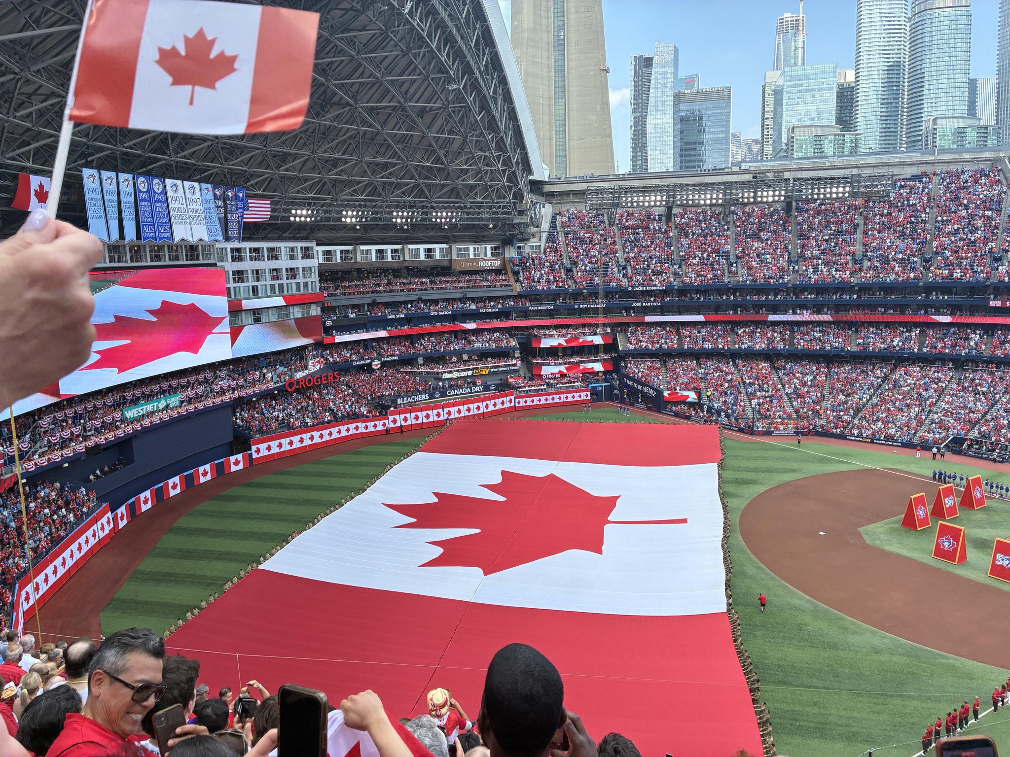 Real Fan View taken from Section 537 at Rogers Centre by Efrain R