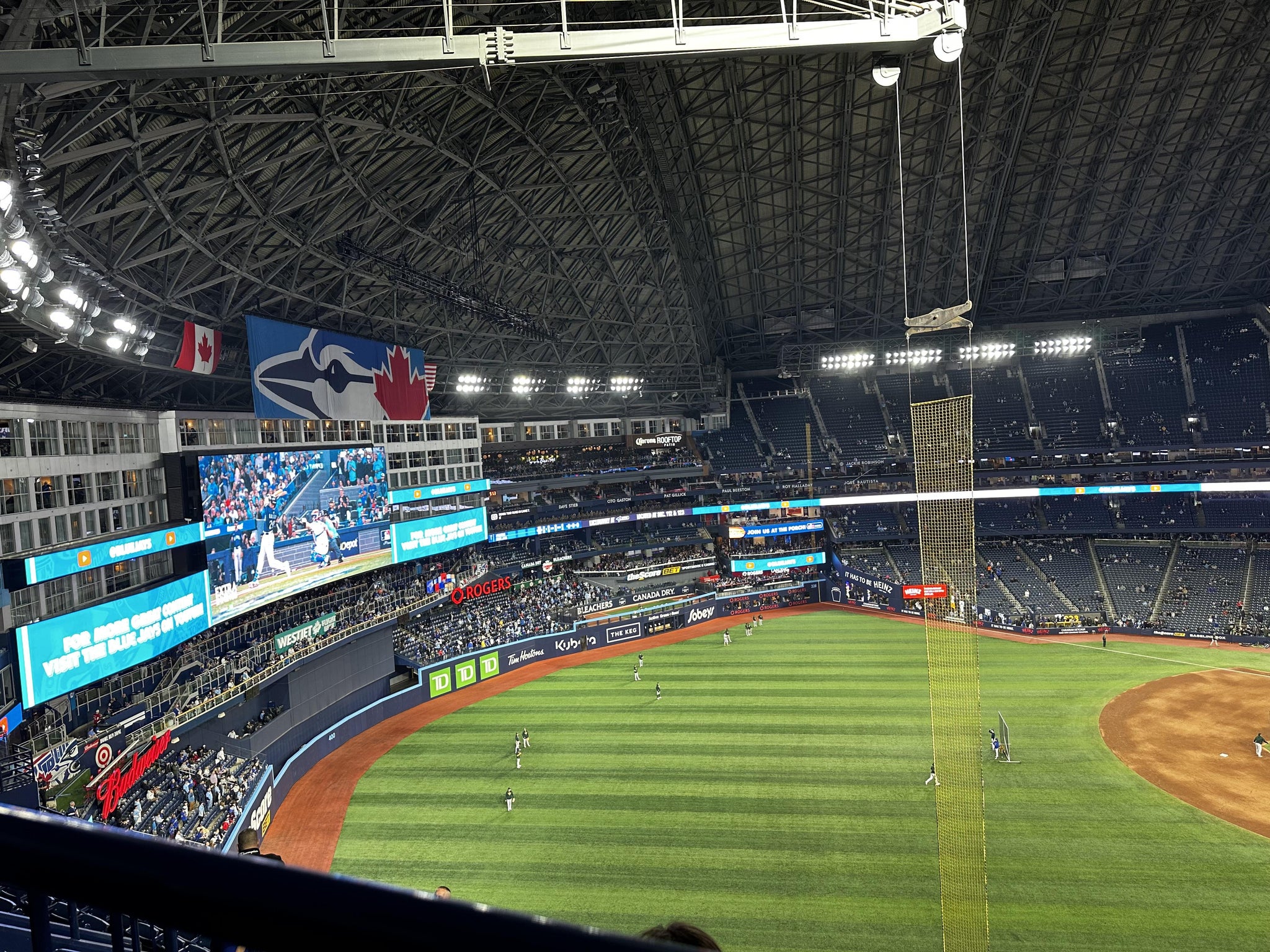 Real Fan View taken from Section 539 at Rogers Centre by Jessica R