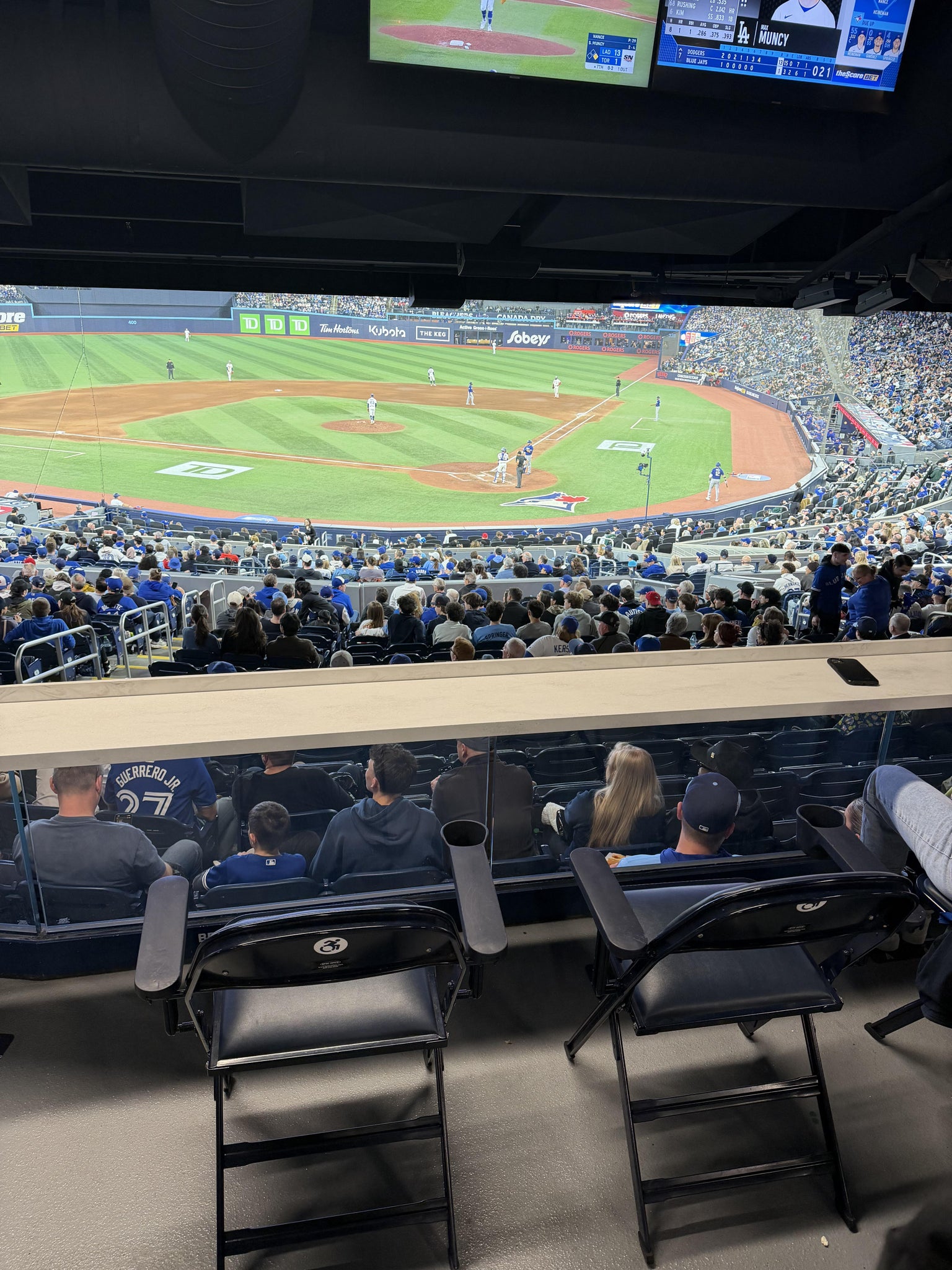 Real Fan View taken from Section W 126 at Rogers Centre by Colin K
