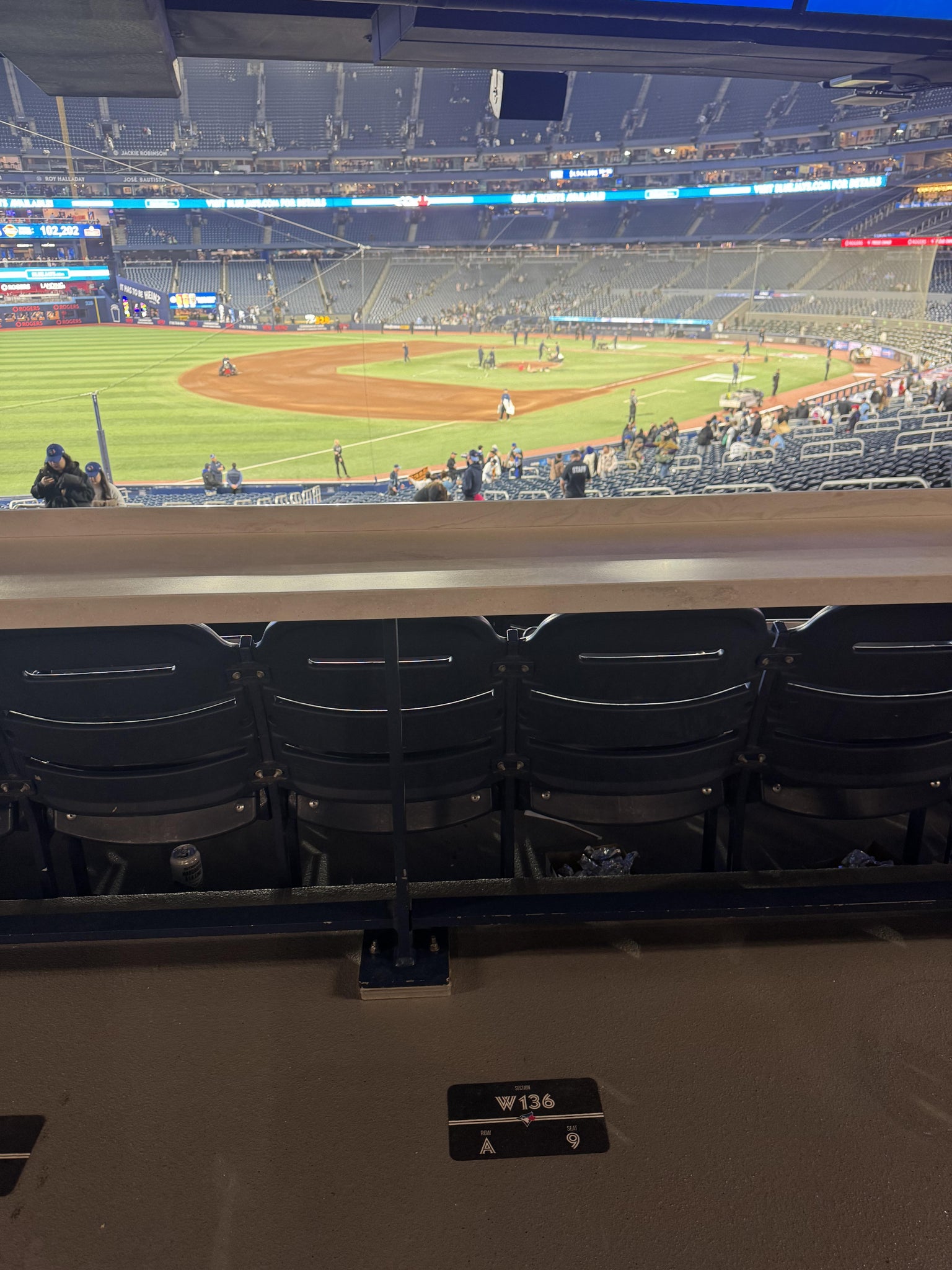 Real Fan View taken from Section W 136 at Rogers Centre by Mike C