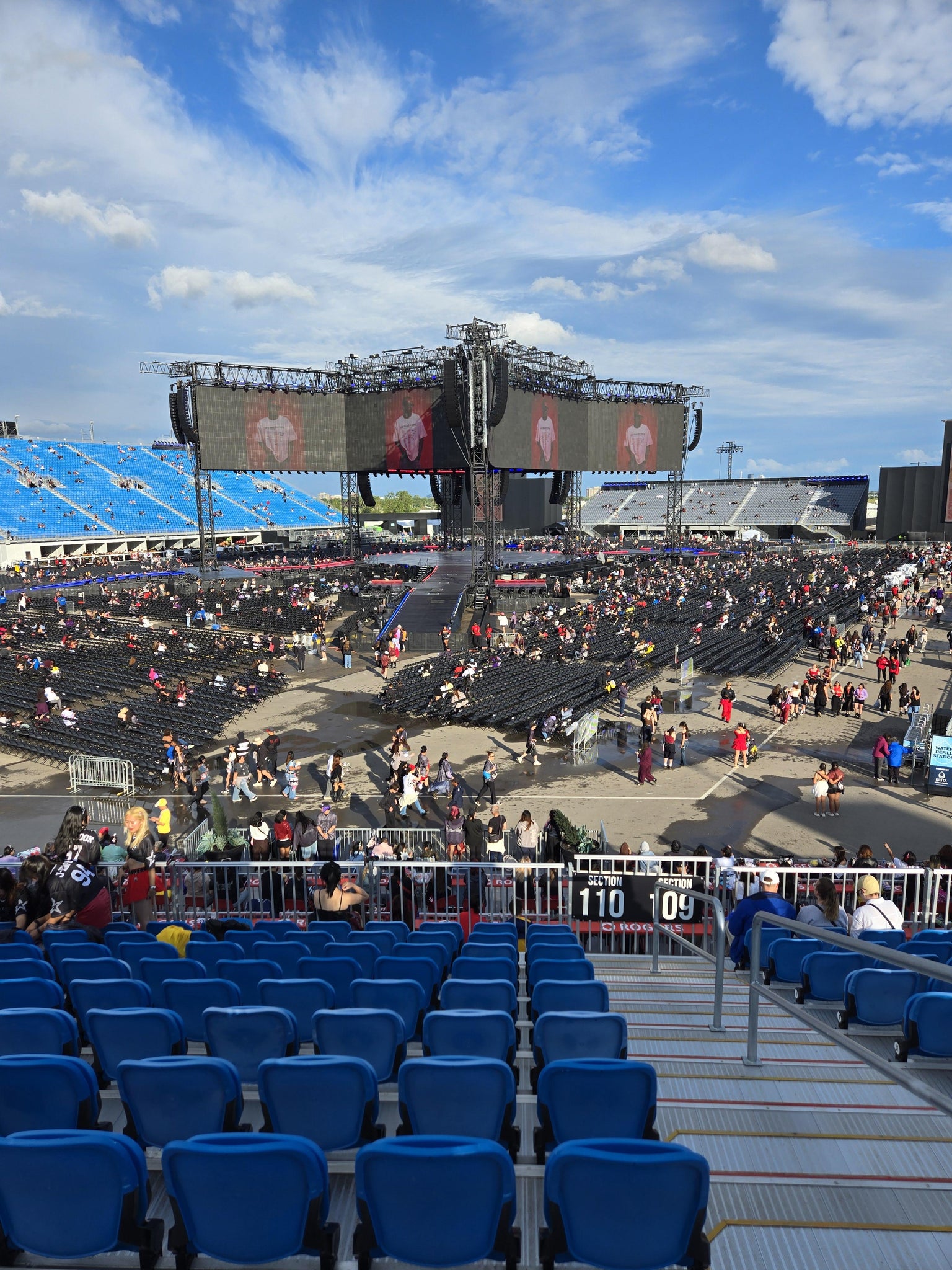 Real Fan View taken from North 110 at Rogers Stadium - Toronto by Wendal P