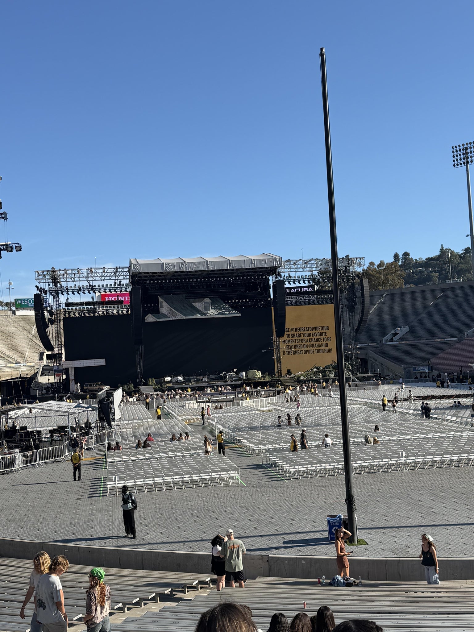 Real Fan View taken from Section 11 at Rose Bowl Stadium by Daisey S