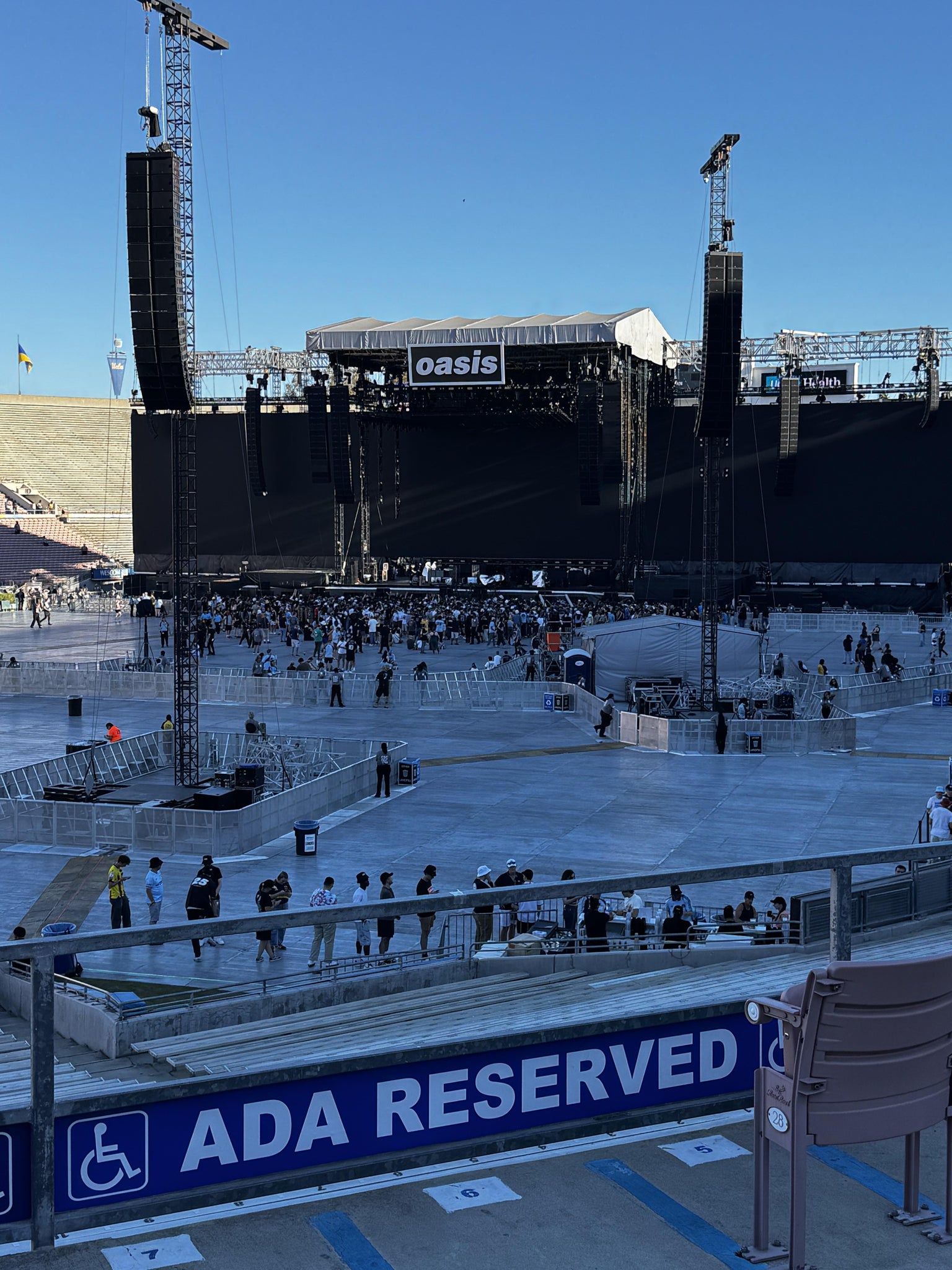 Real Fan View taken from Section 14 at Rose Bowl Stadium by Kayla M