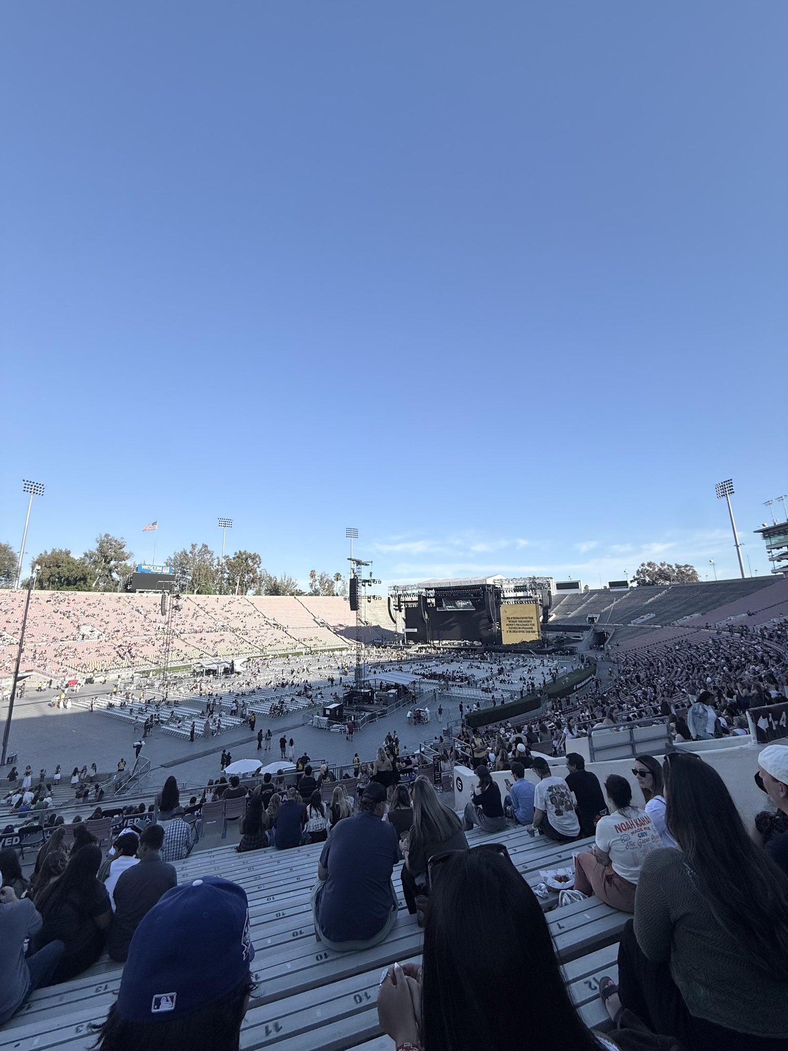Real Fan View taken from Section 15 at Rose Bowl Stadium by Amanda M