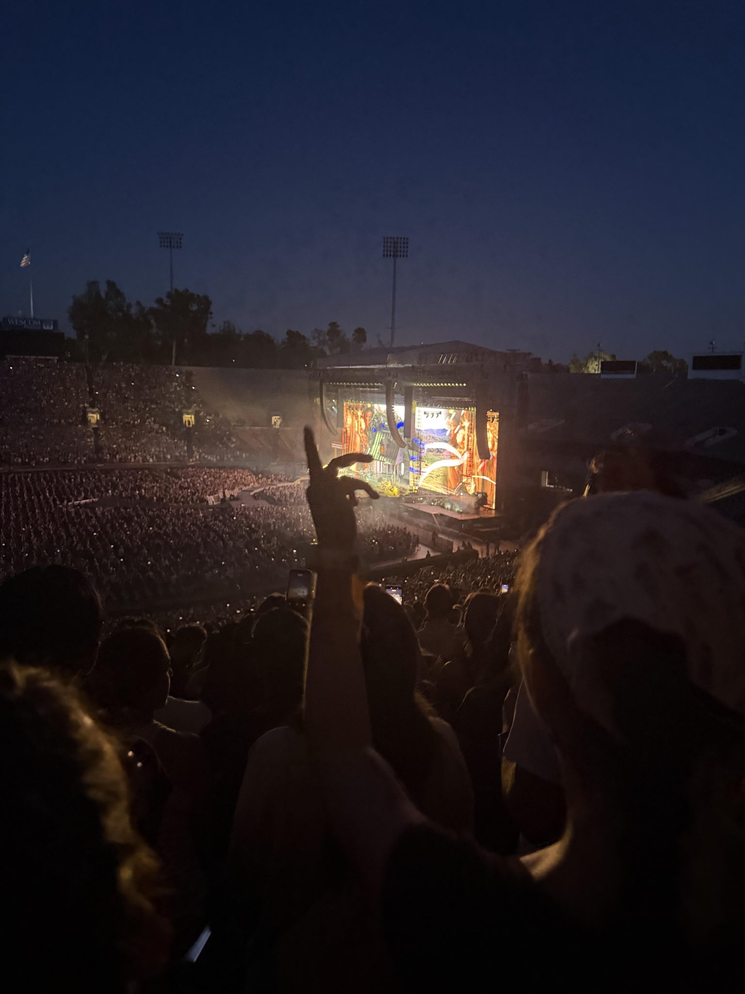 Real Fan View taken from Section 18 at Rose Bowl Stadium by Becky J