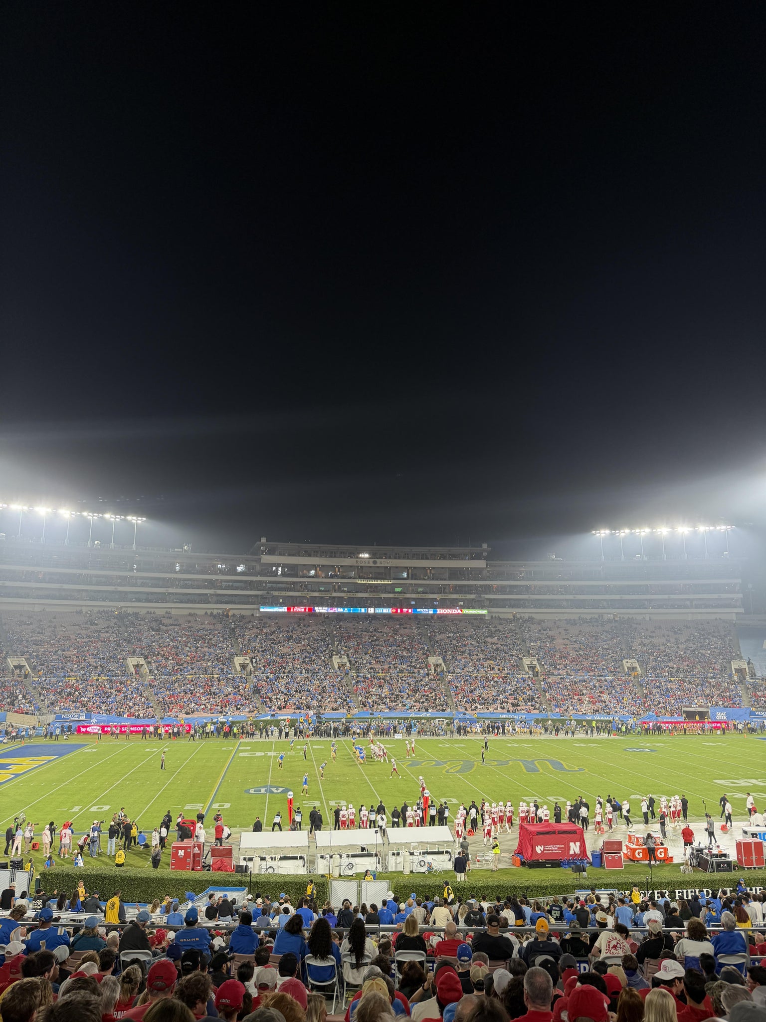 Real Fan View taken from Section 3 at Rose Bowl Stadium by Connor H