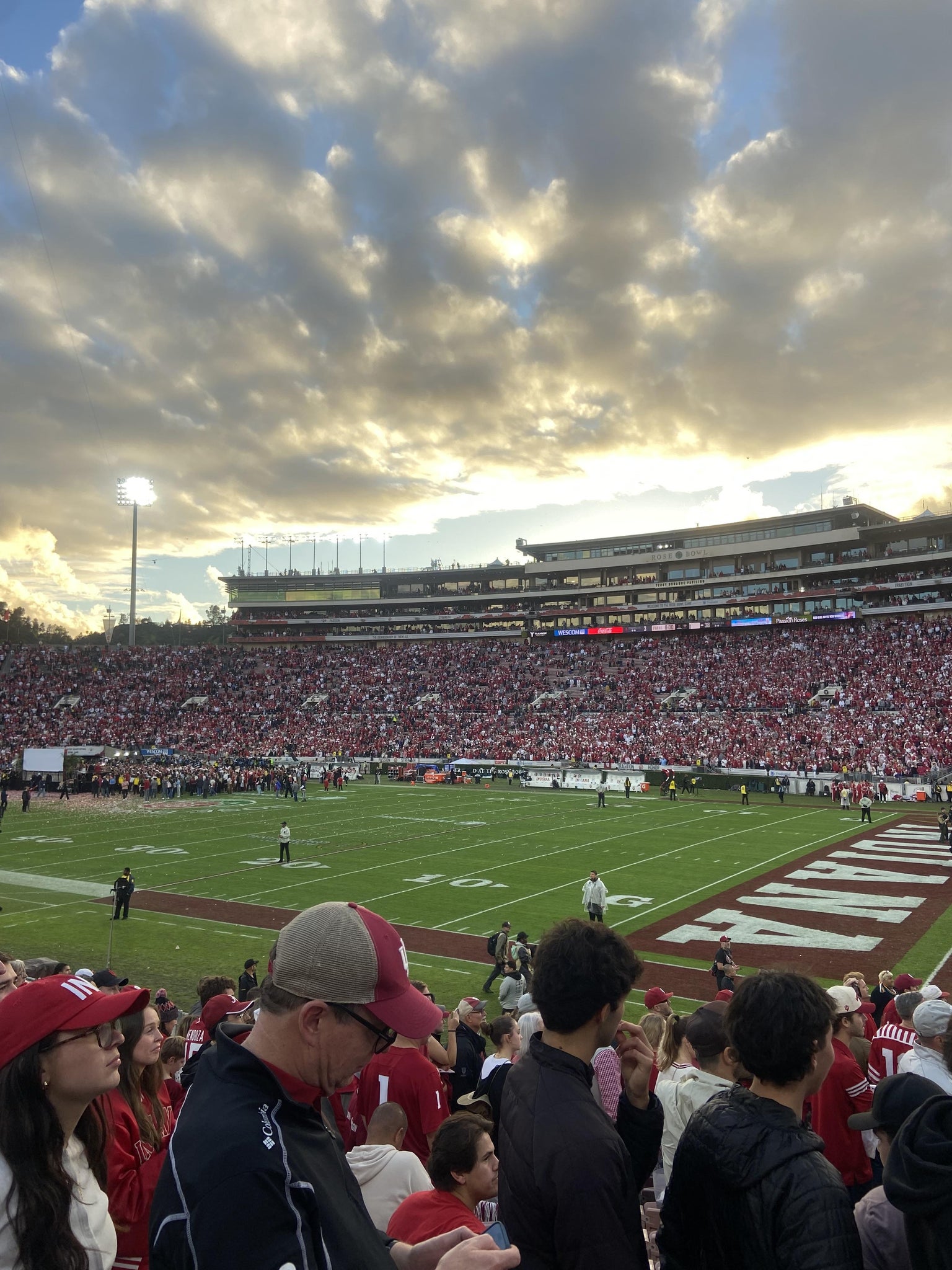Real Fan View taken from Section 8 at Rose Bowl Stadium by Ruddy A