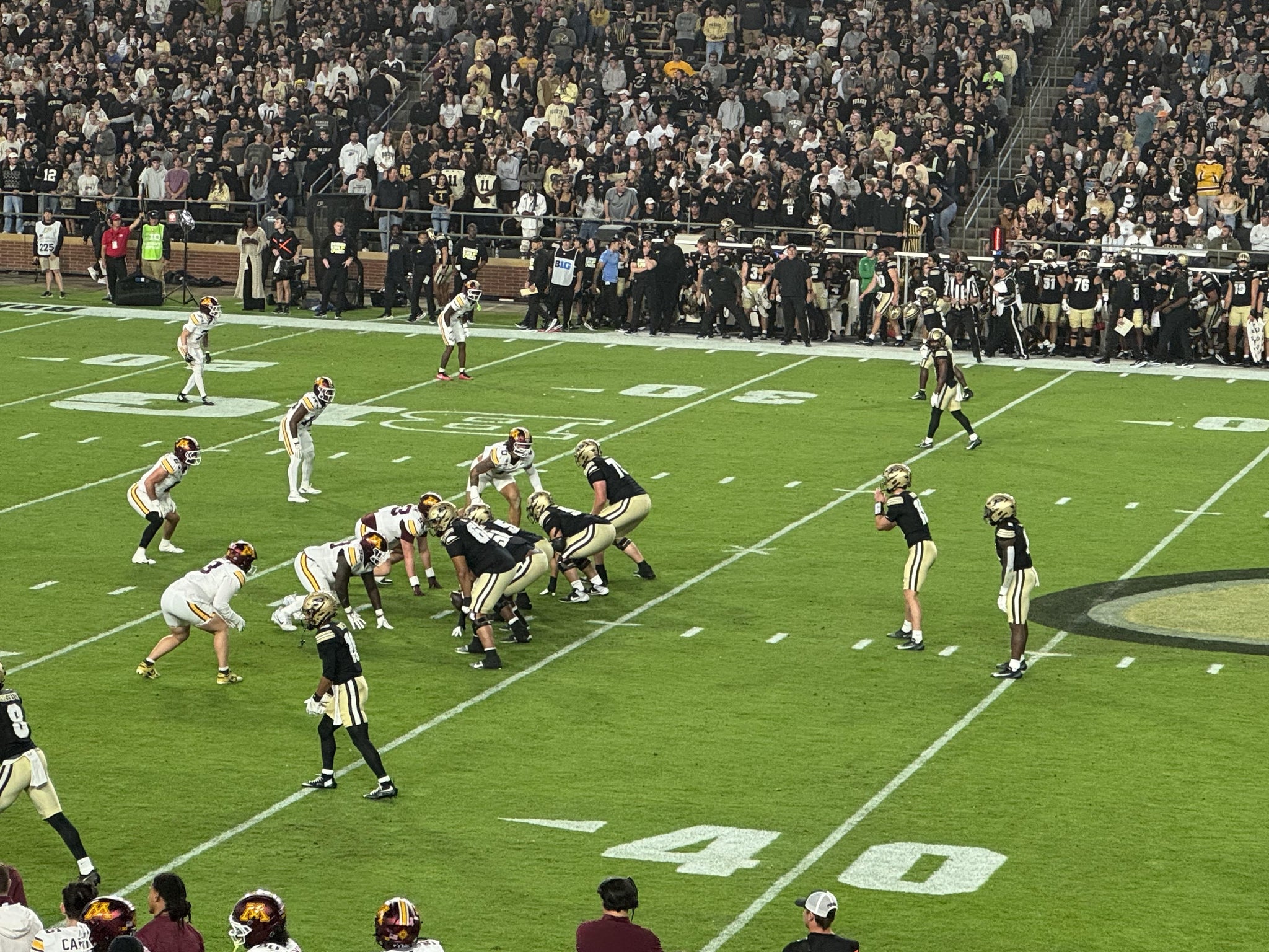 Real Fan View taken from Section 106 at Ross Ade Stadium by Bradley S