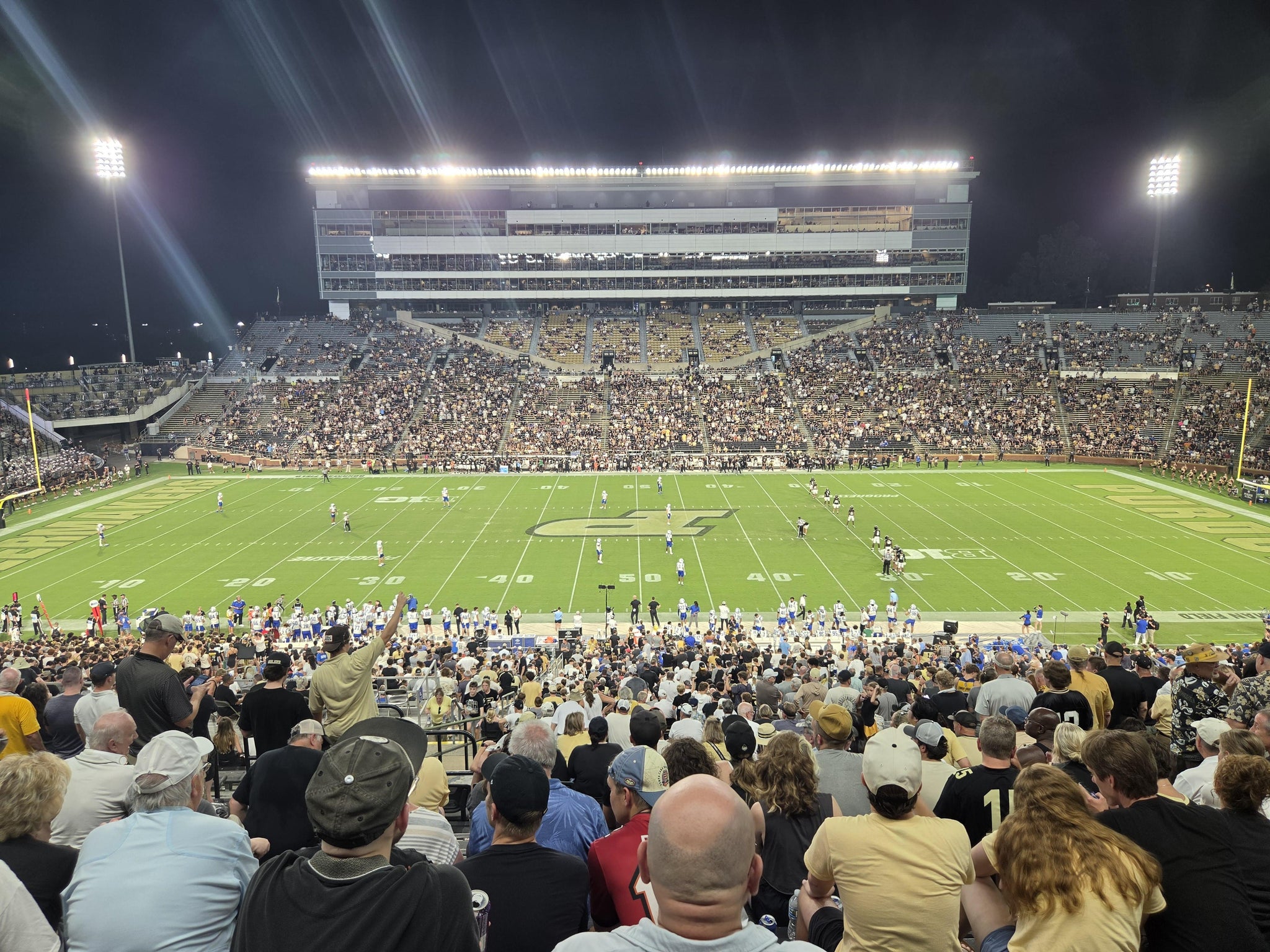 Real Fan View taken from Section 106 at Ross Ade Stadium by Dave H