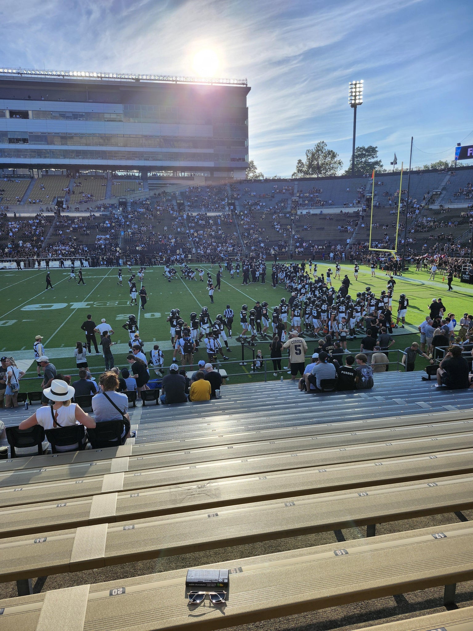 Real Fan View taken from Section 108 at Ross Ade Stadium by Wayne K