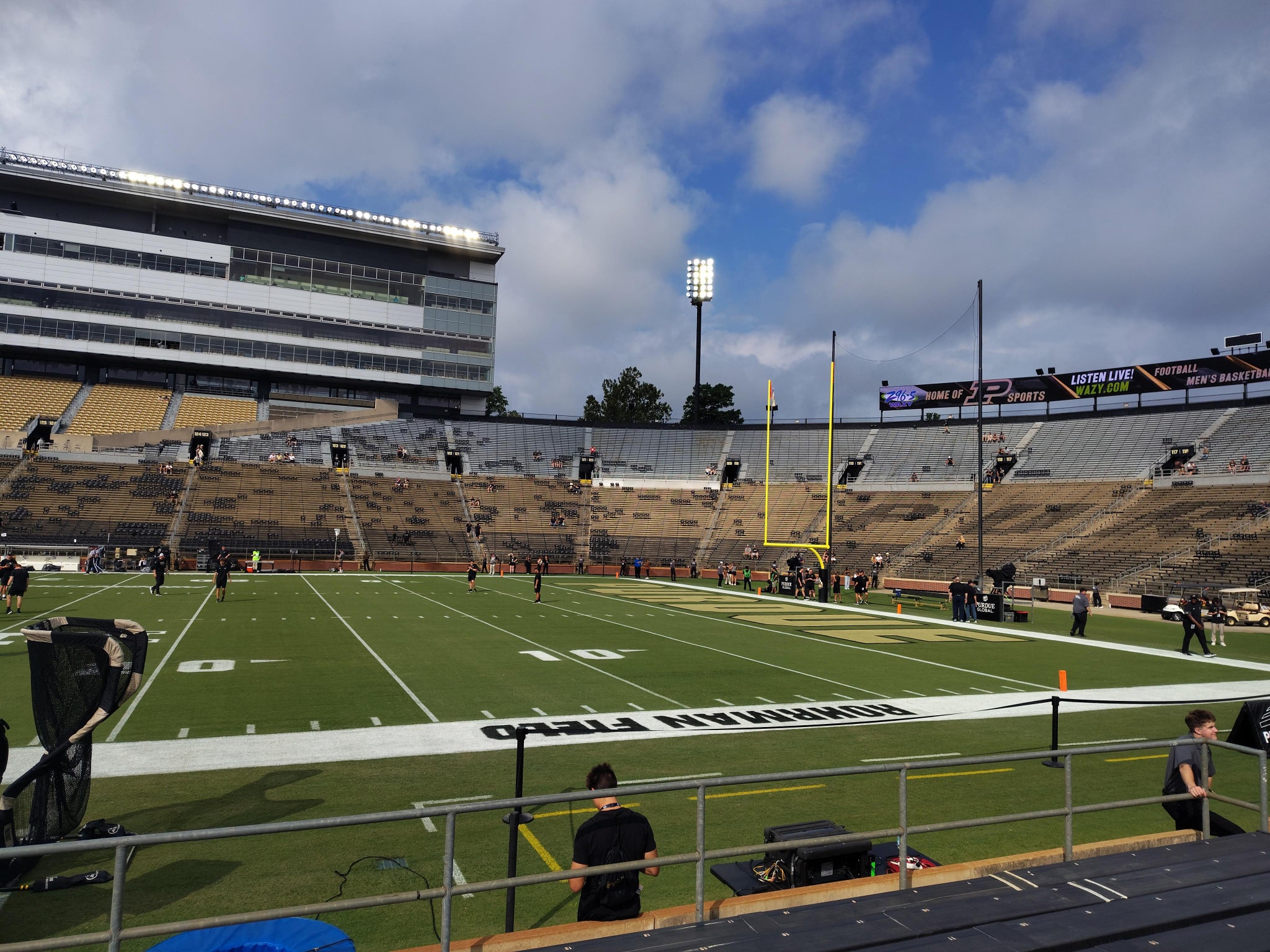 Real Fan View taken from Section 108 at Ross Ade Stadium by Jeremy M