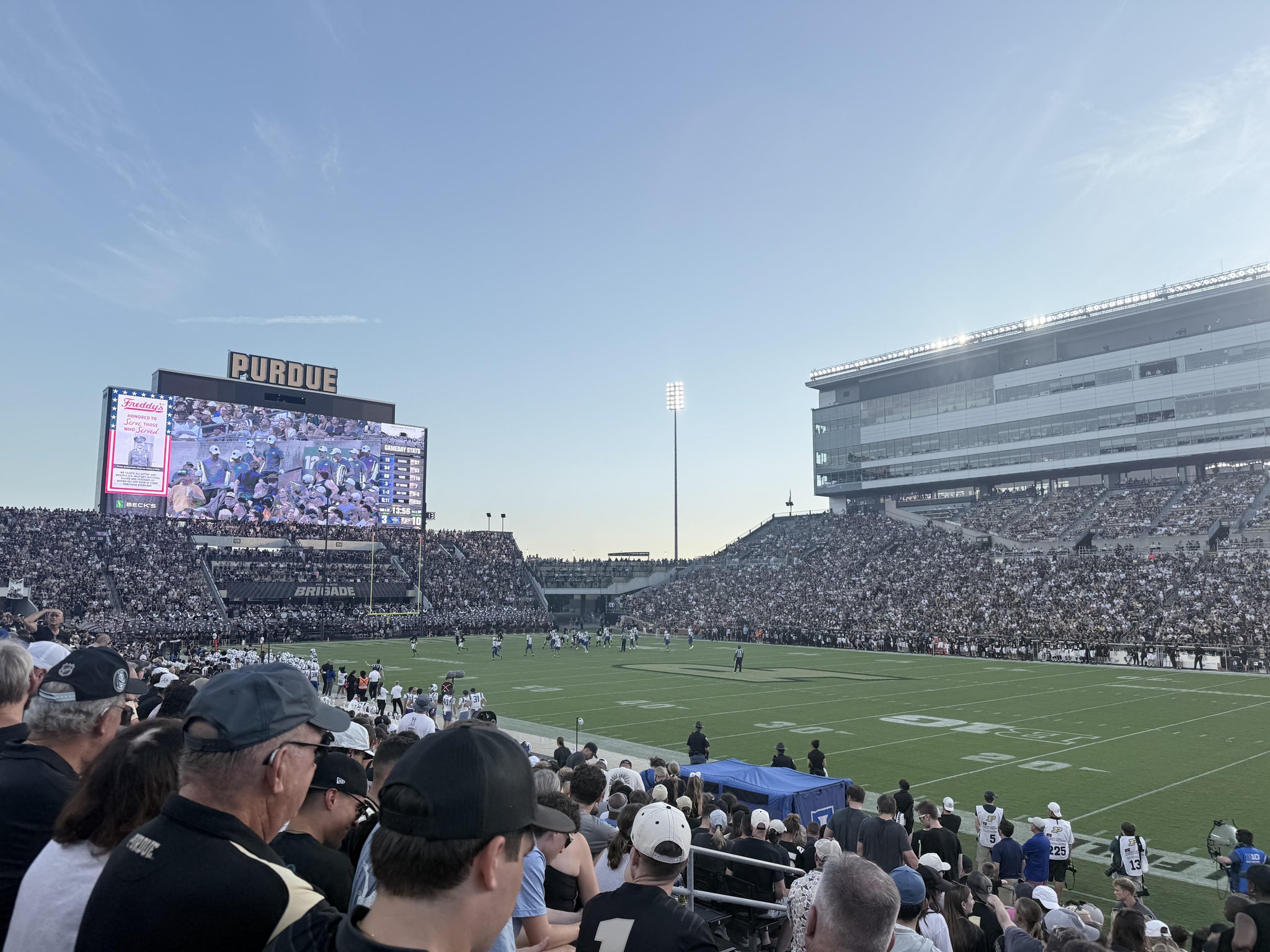 Real Fan View taken from Section 109 at Ross Ade Stadium by Mandy C