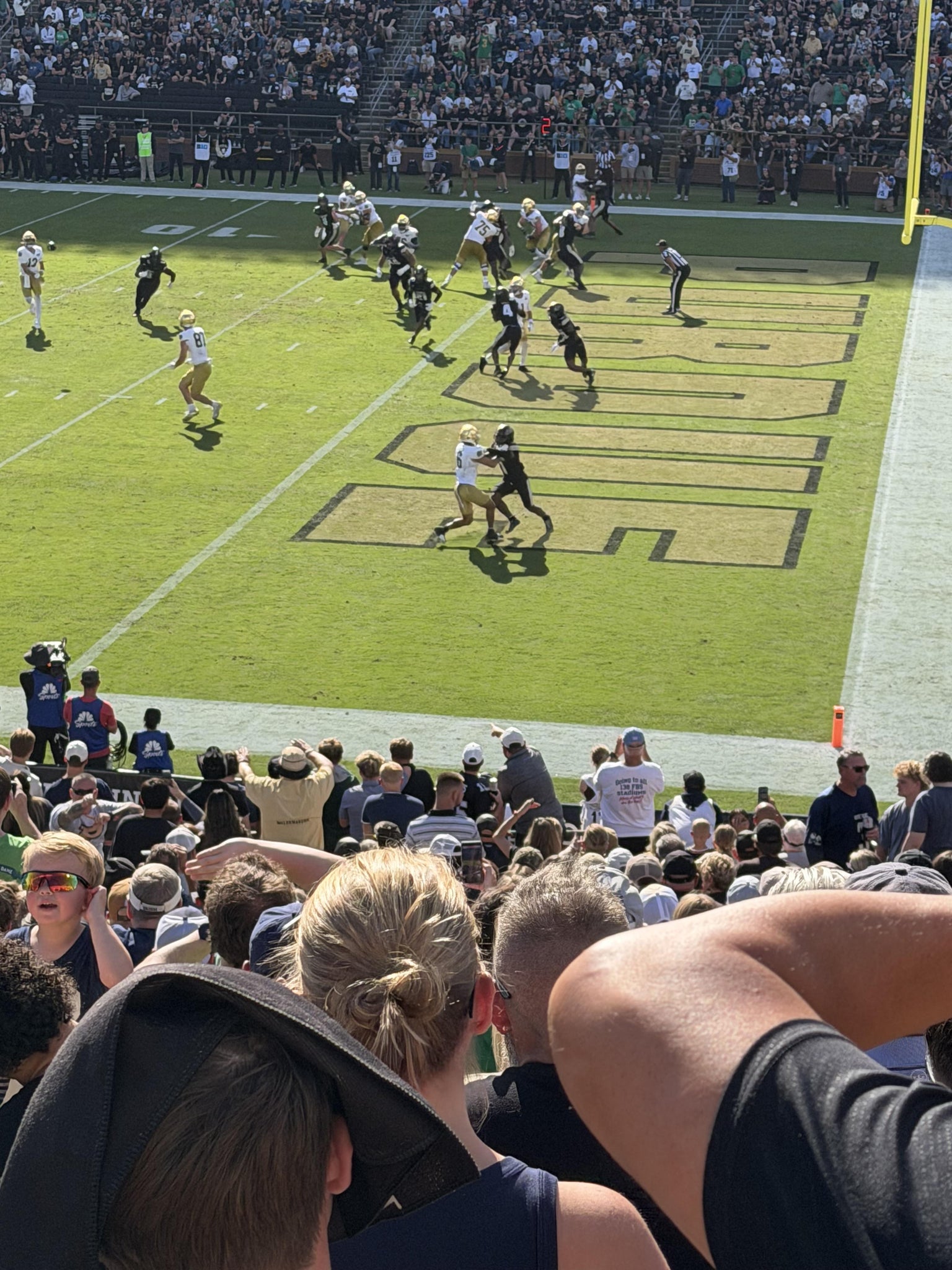Real Fan View taken from Section 110 at Ross Ade Stadium by Oakley S