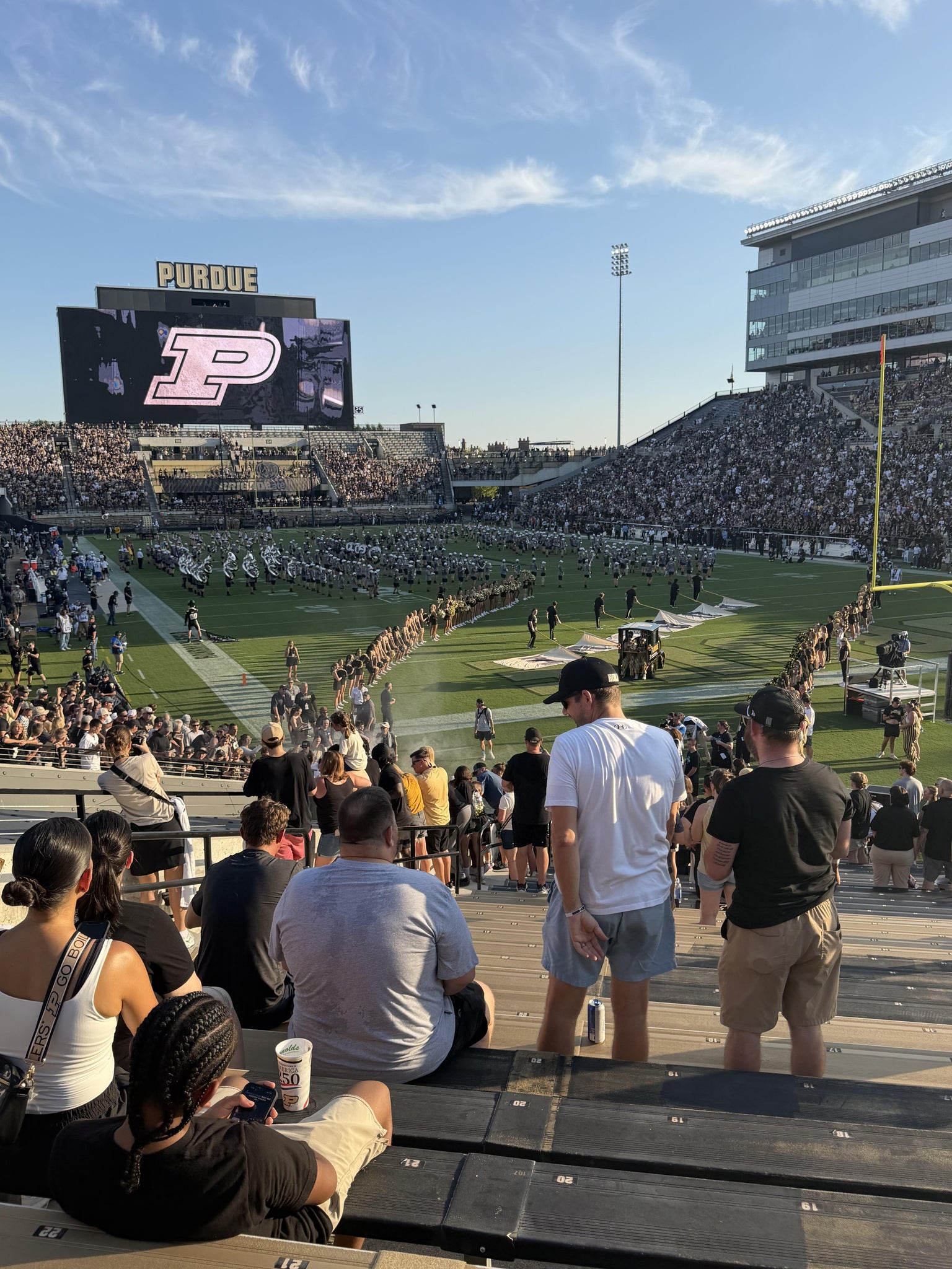 Real Fan View taken from Section 113 at Ross Ade Stadium by Myles G